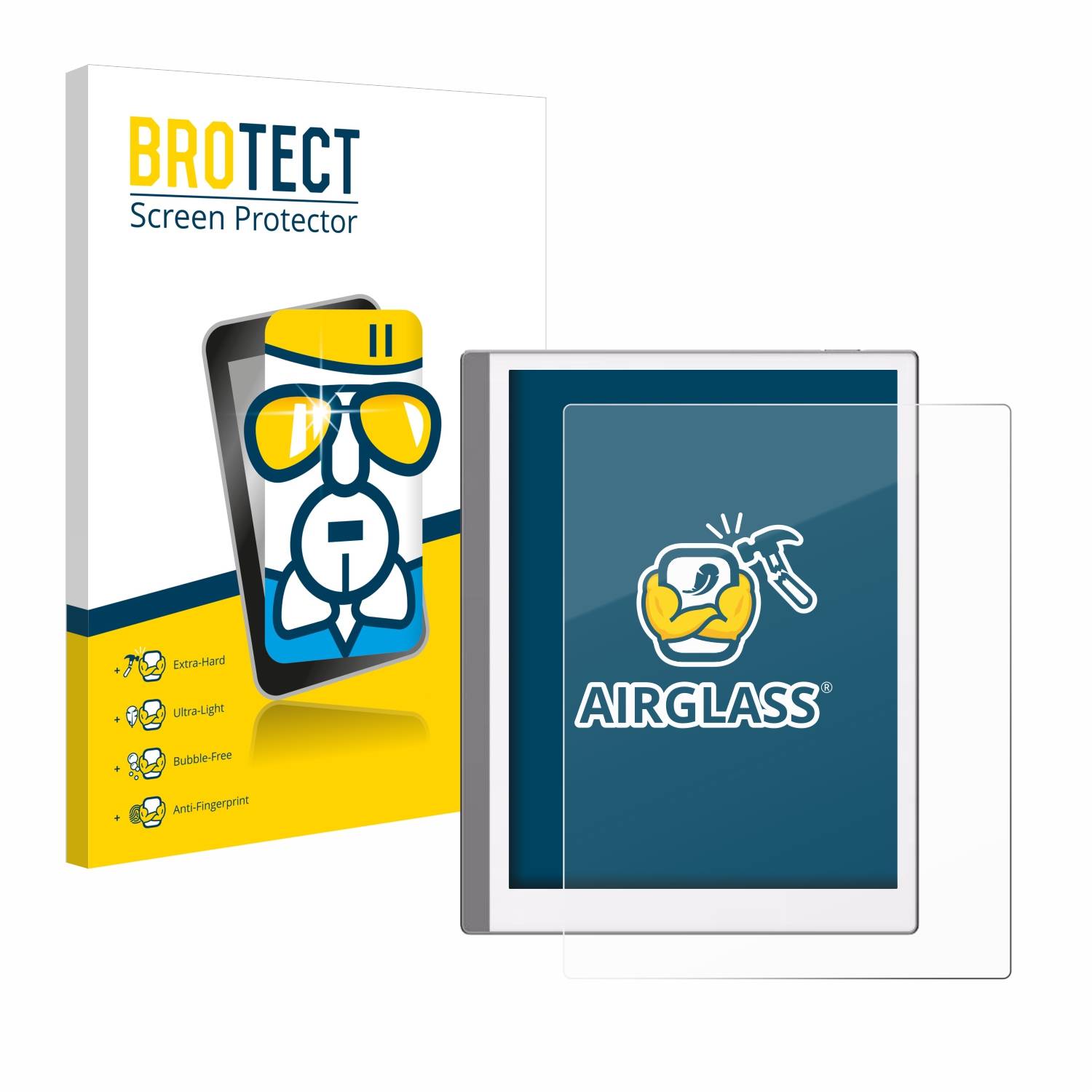 BROTECT AirGlass Glas Panzer-Folie für Huion Kamvas Ink EB1010 10.31 - Schutzglas