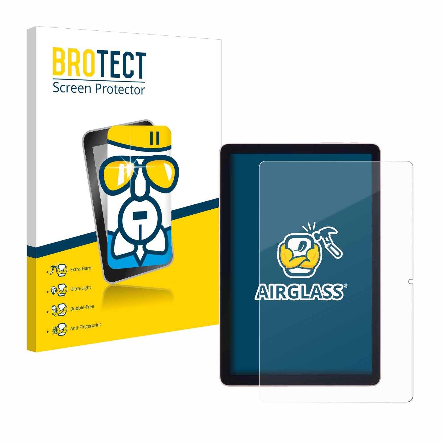 BROTECT AirGlass Glas Panzer-Folie für Doogee T10 Pro - Schutzglas