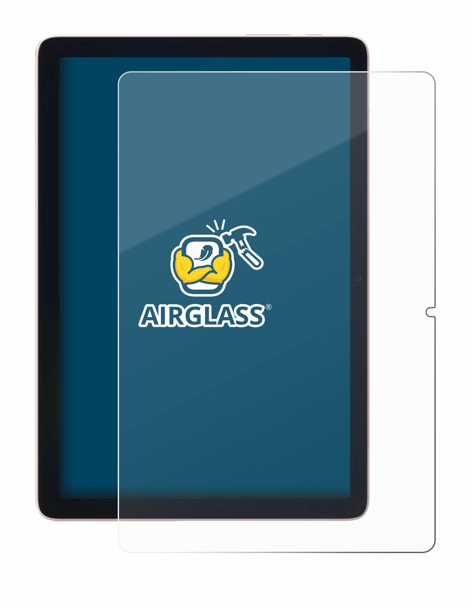BROTECT AirGlass Glas Panzer-Folie für Doogee T10 Pro - Schutzglas