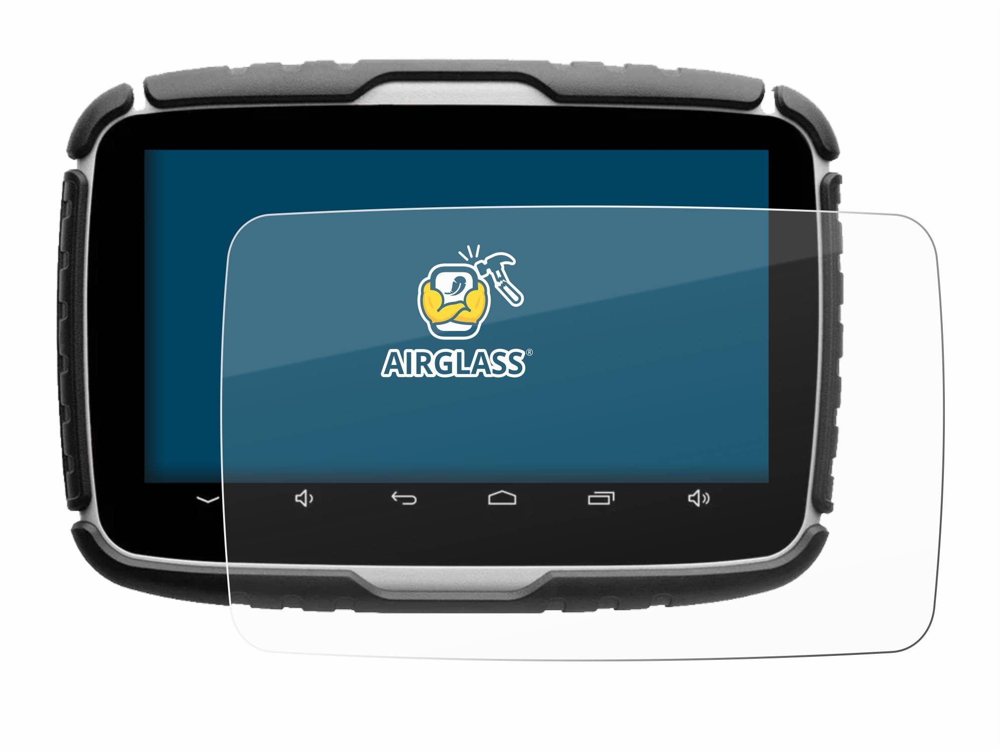 BROTECT AirGlass Glas Panzer-Folie für Elebest Rider A6+ 5 - Schutzglas