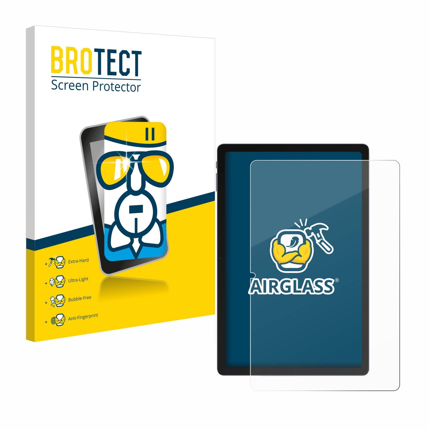 BROTECT AirGlass Glas Panzer-Folie für Ulefone Tab A11 - Schutzglas