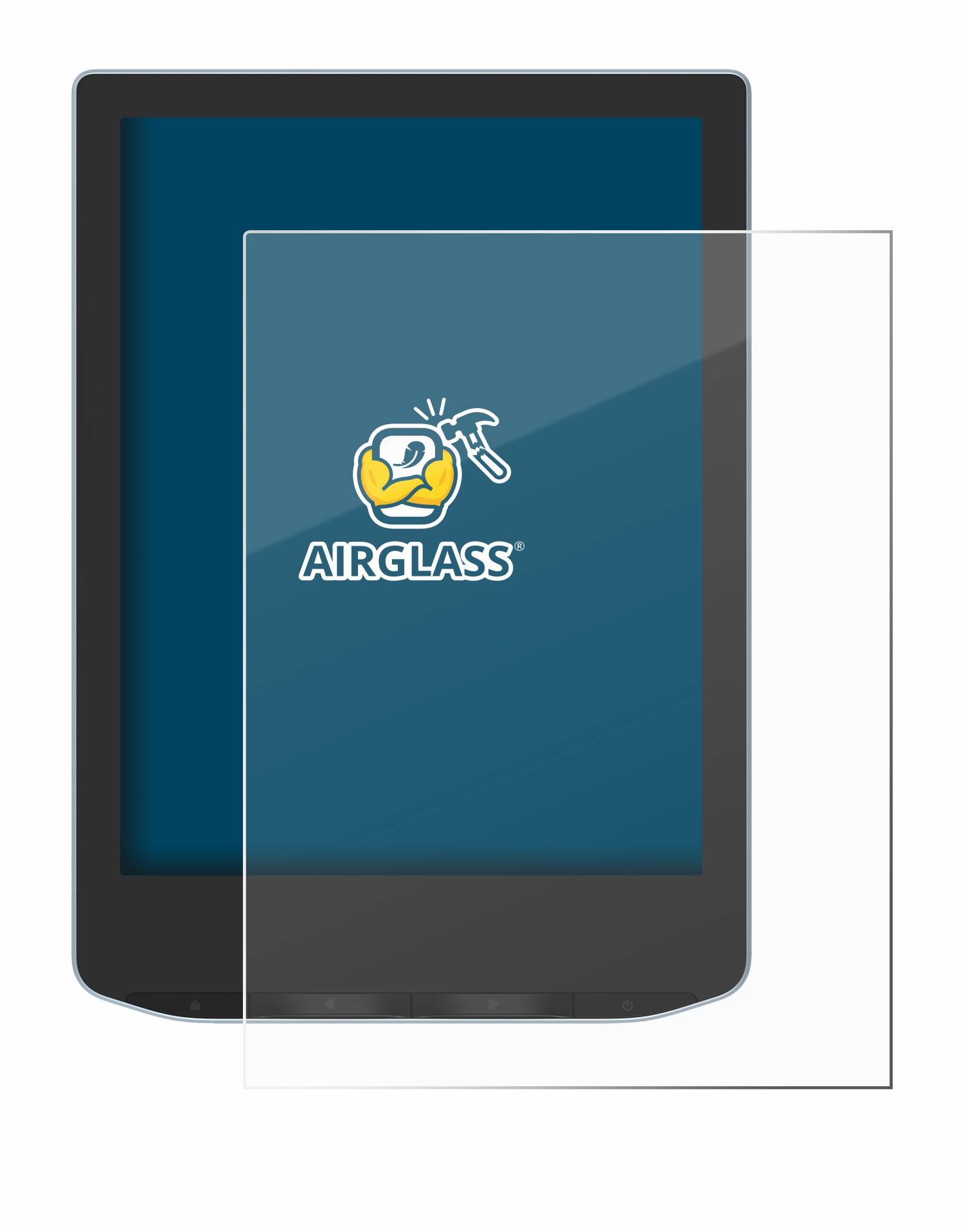 BROTECT AirGlass Glas Panzer-Folie für Vivlio Light HD Color - Schutzglas