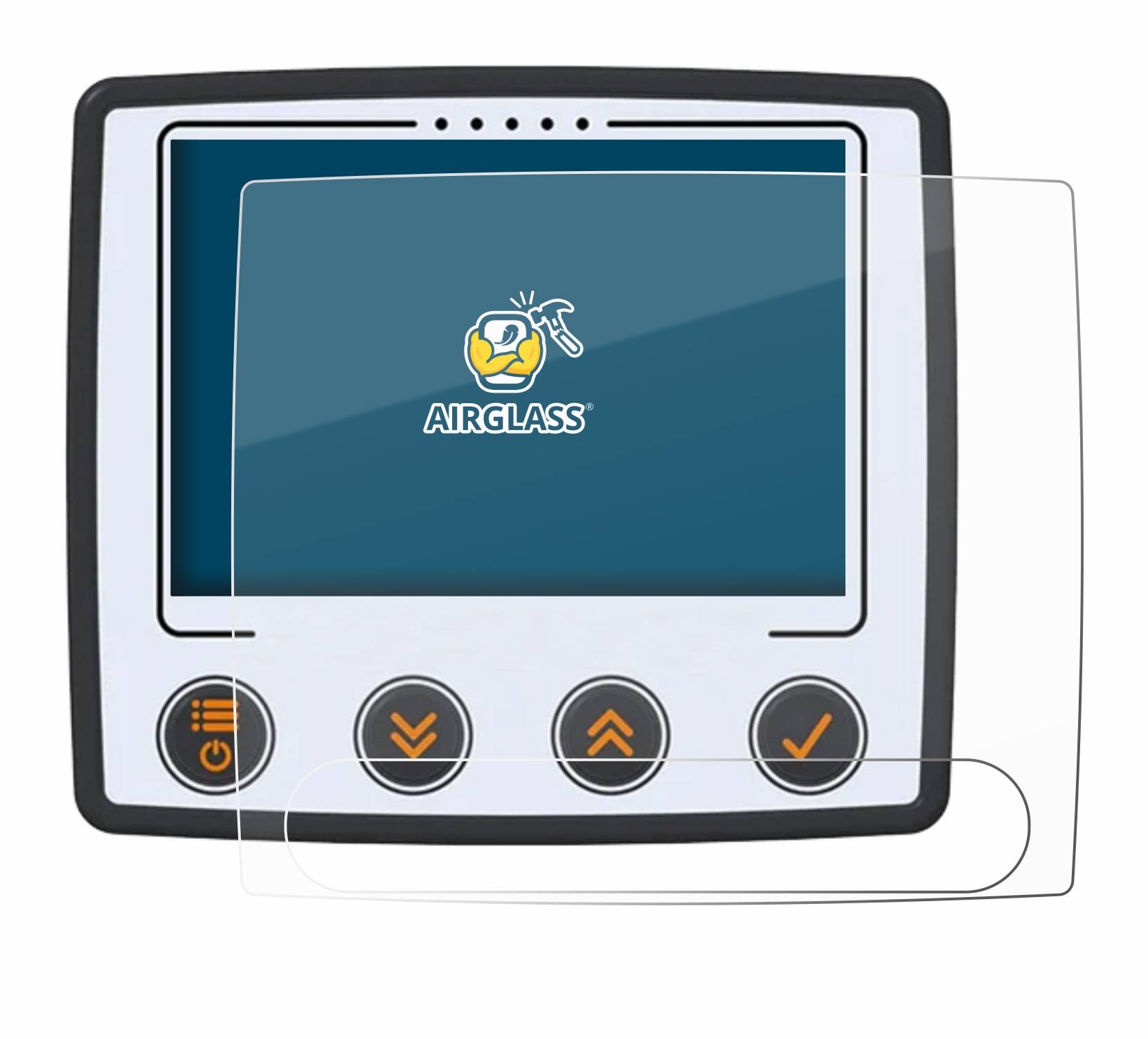 BROTECT AirGlass Glas Panzer-Folie für Skytraxx 5 Mini - Schutzglas