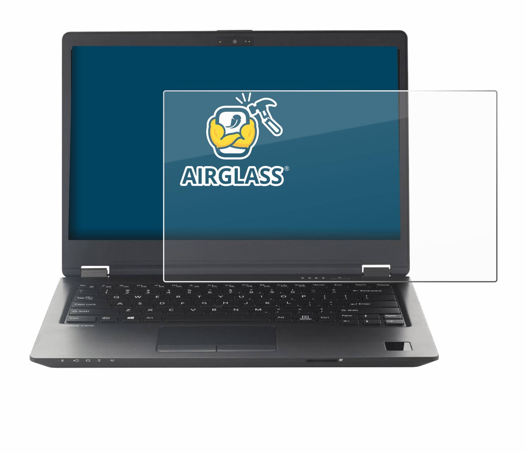 BROTECT AirGlass Glas Panzer-Folie für Fujitsu Lifebook U747 - Schutzglas