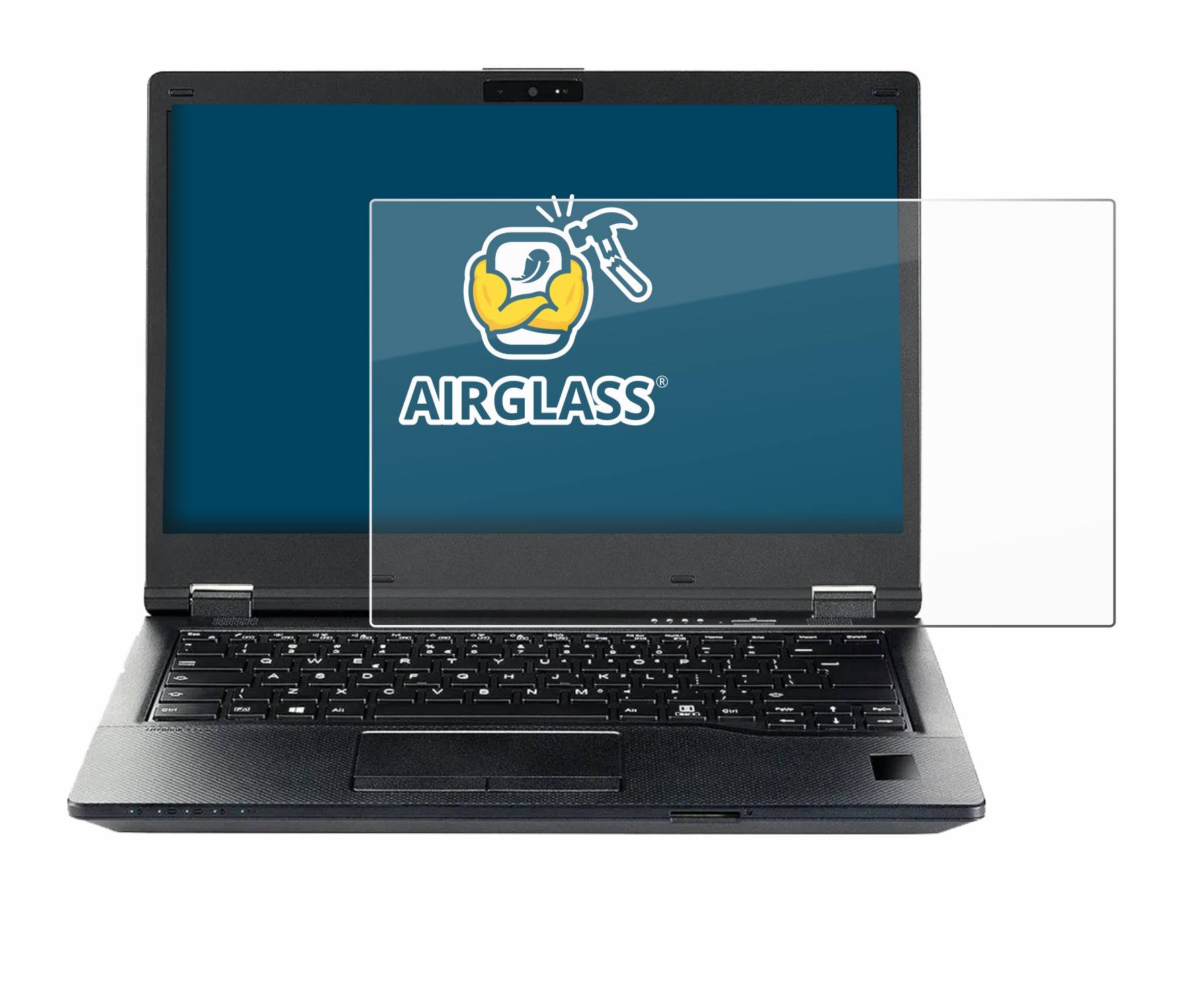 BROTECT AirGlass Glas Panzer-Folie für Fujitsu Lifebook E549 - Schutzglas