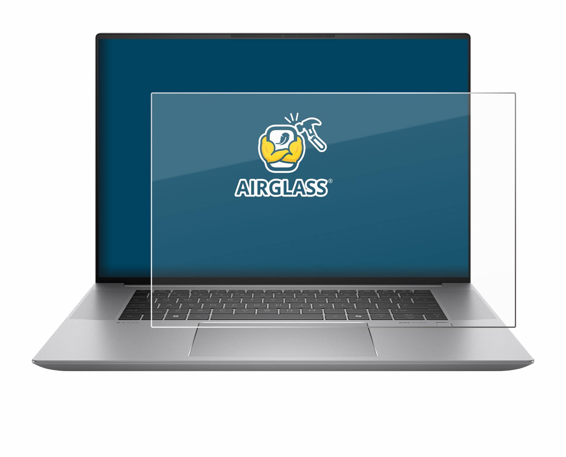 BROTECT AirGlass Glas Panzer-Folie für HP Zbook Studio 16 G11 - Schutzglas