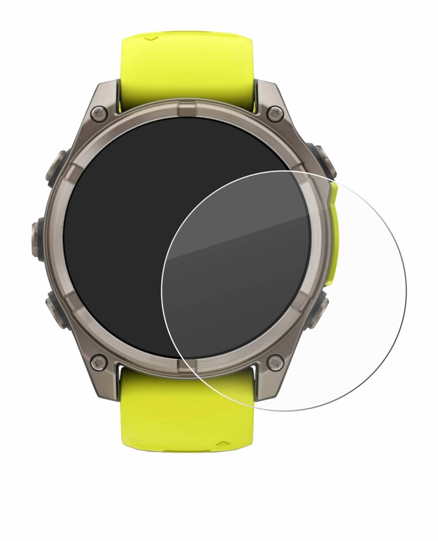 BROTECT AirGlass Glas Panzer-Folie für Garmin Fenix 8 Solar (47 mm) - Schutzglas