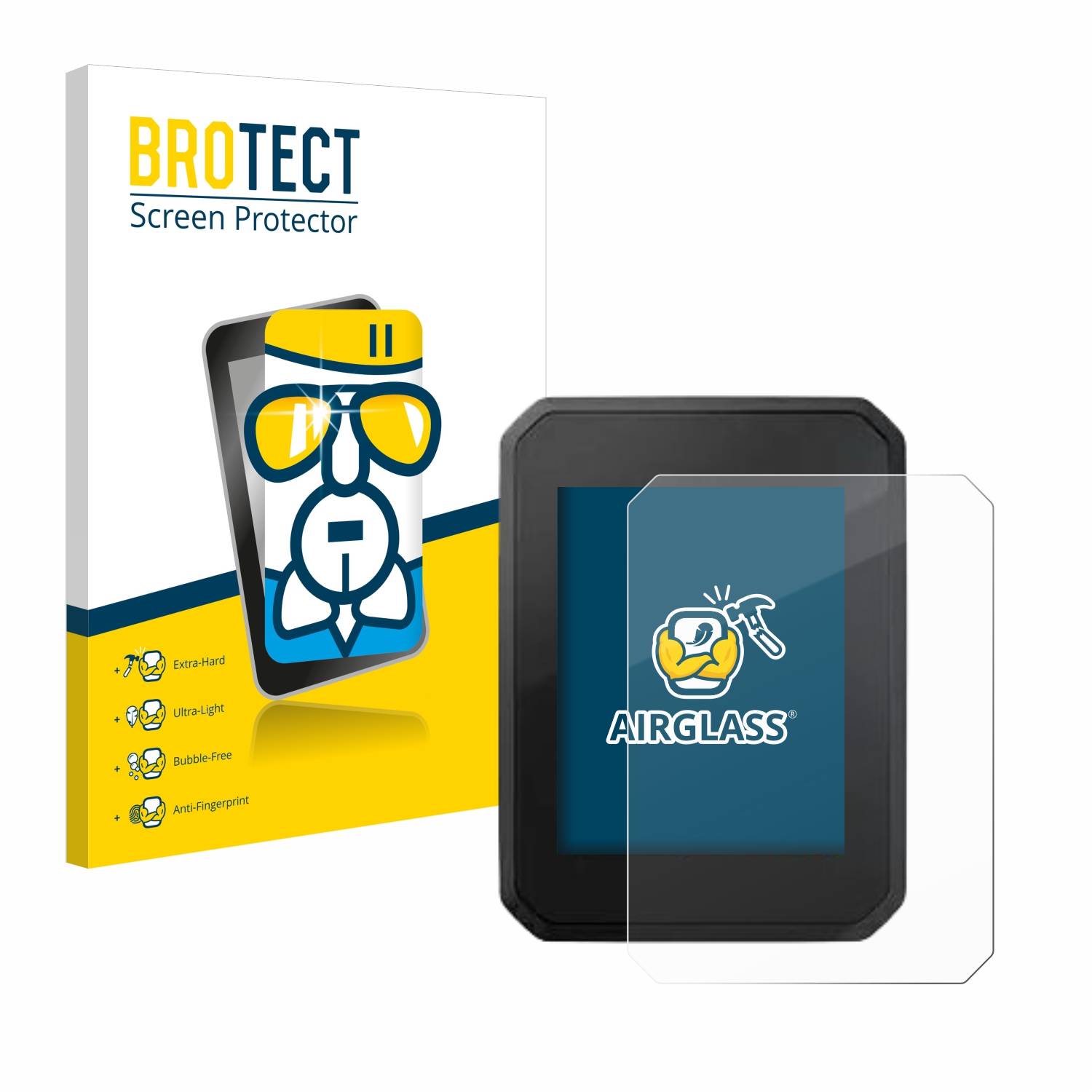 BROTECT AirGlass Glas Panzer-Folie für FIT Display Compact 2.0 - Schutzglas