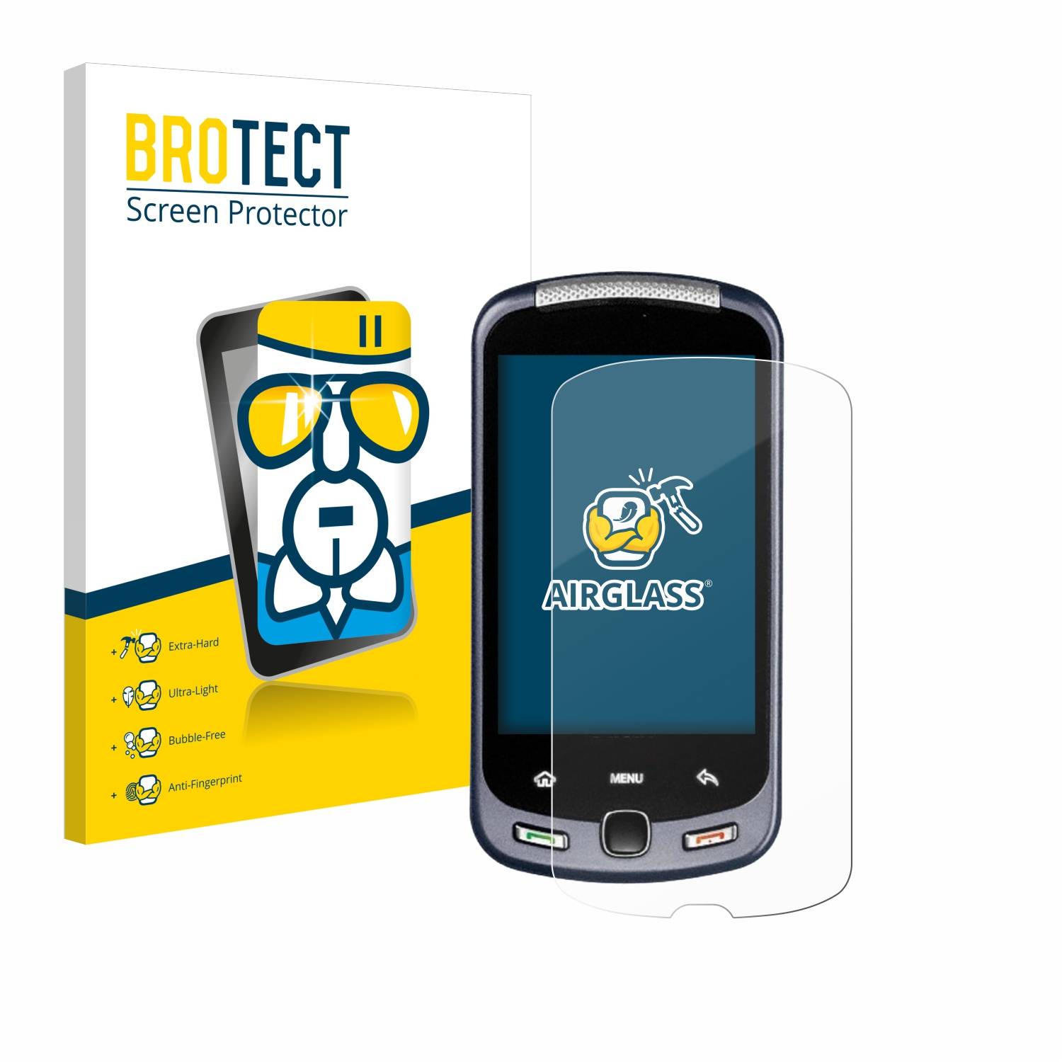 BROTECT AirGlass Glas Panzer-Folie für Samsung M900 Moment - Schutzglas
