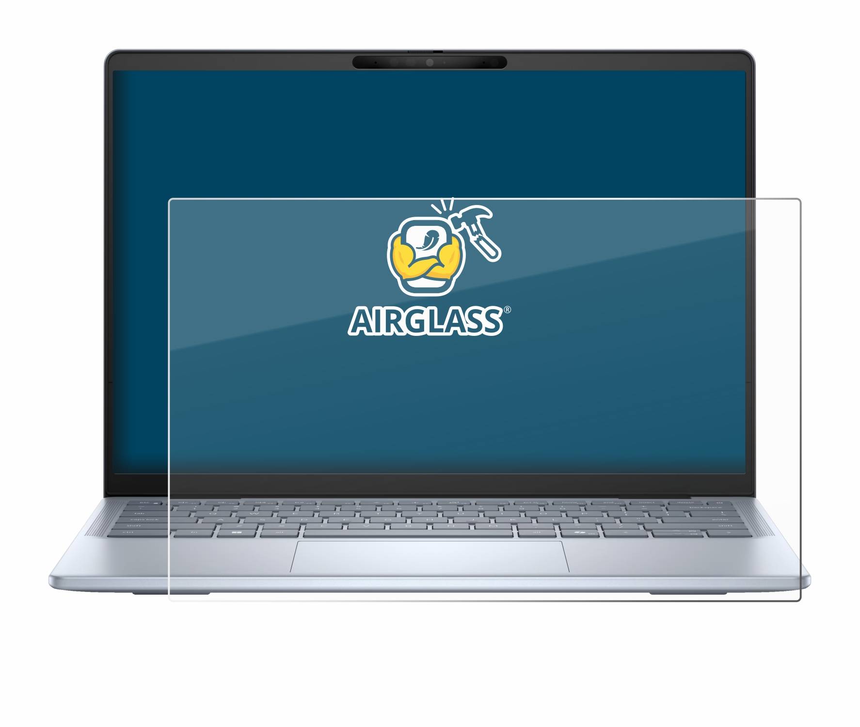 BROTECT AirGlass Glas Panzer-Folie für Dell Inspiron 14 Plus 7441 Laptop - Schutzglas