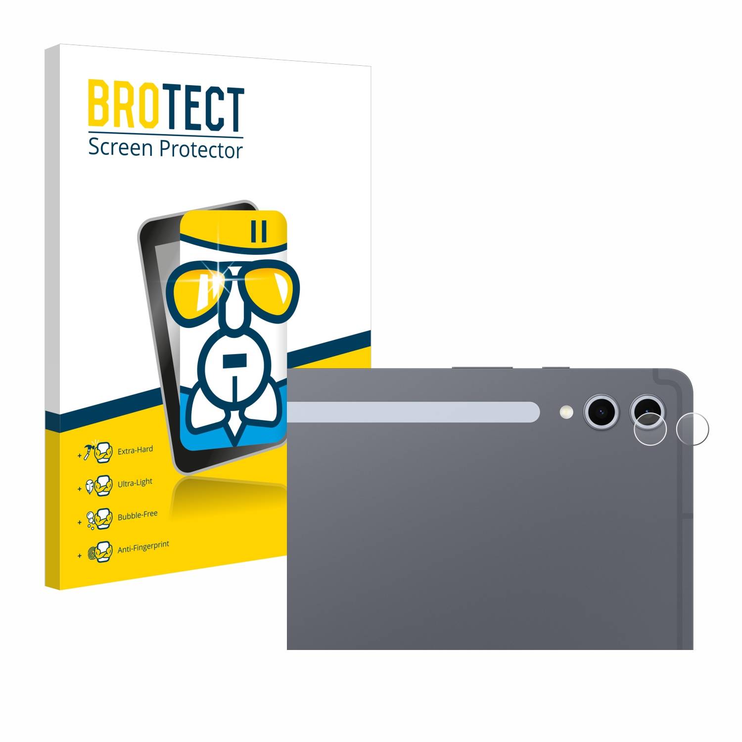 BROTECT AirGlass Glas Panzer-Folie für Samsung Galaxy Tab S10 Plus WiFi (NUR Kameraschutz) - Schutzglas
