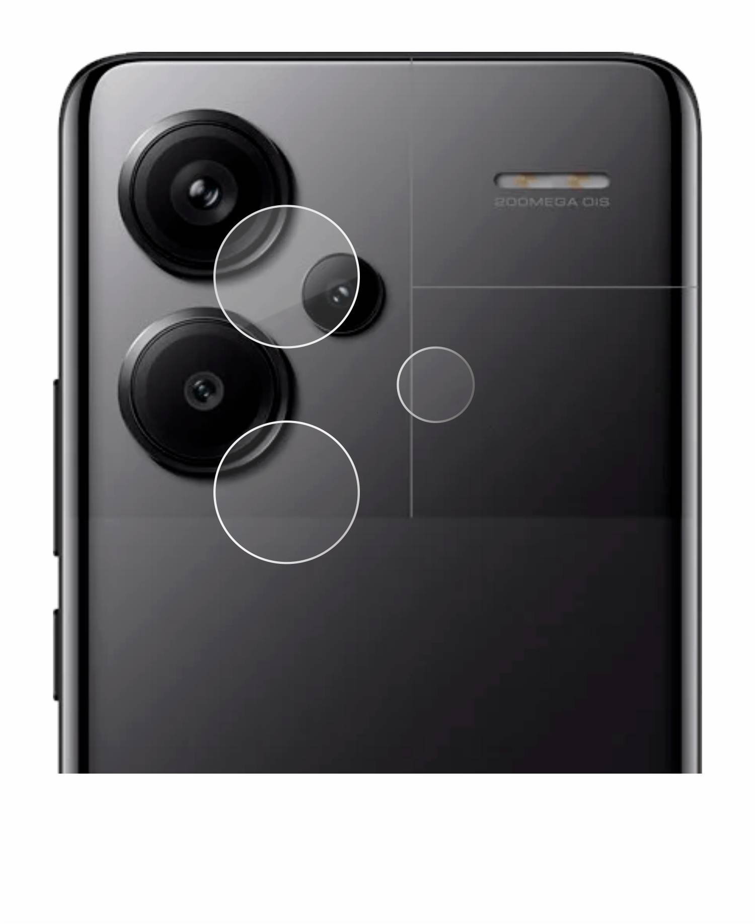 BROTECT AirGlass Glas Panzer-Folie für Xiaomi Redmi Note 13 Pro+ 5G (NUR Kameraschutz) - Schutzglas