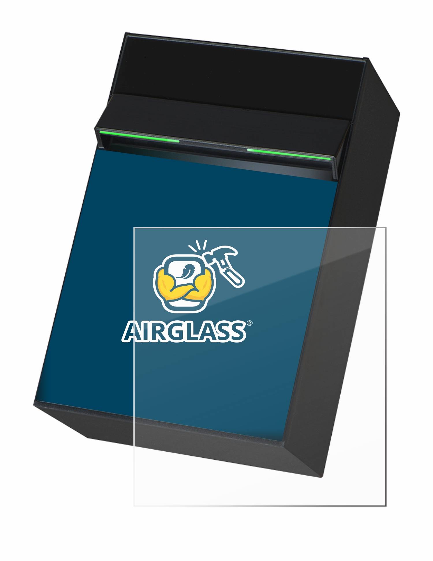 BROTECT AirGlass Glas Panzer-Folie für Desko PENTA Scanner Cube - Schutzglas