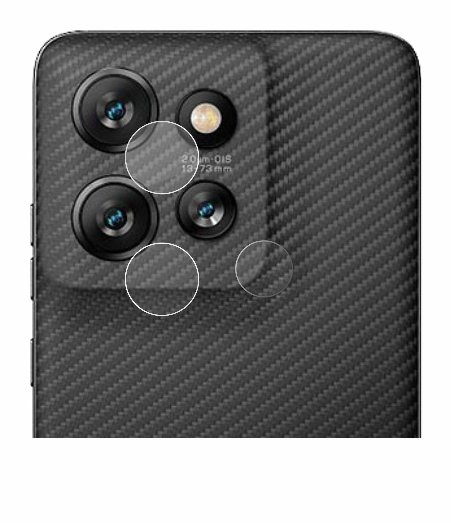 BROTECT AirGlass Glas Panzer-Folie für Motorola ThinkPhone 25 (NUR Kameraschutz) - Schutzglas