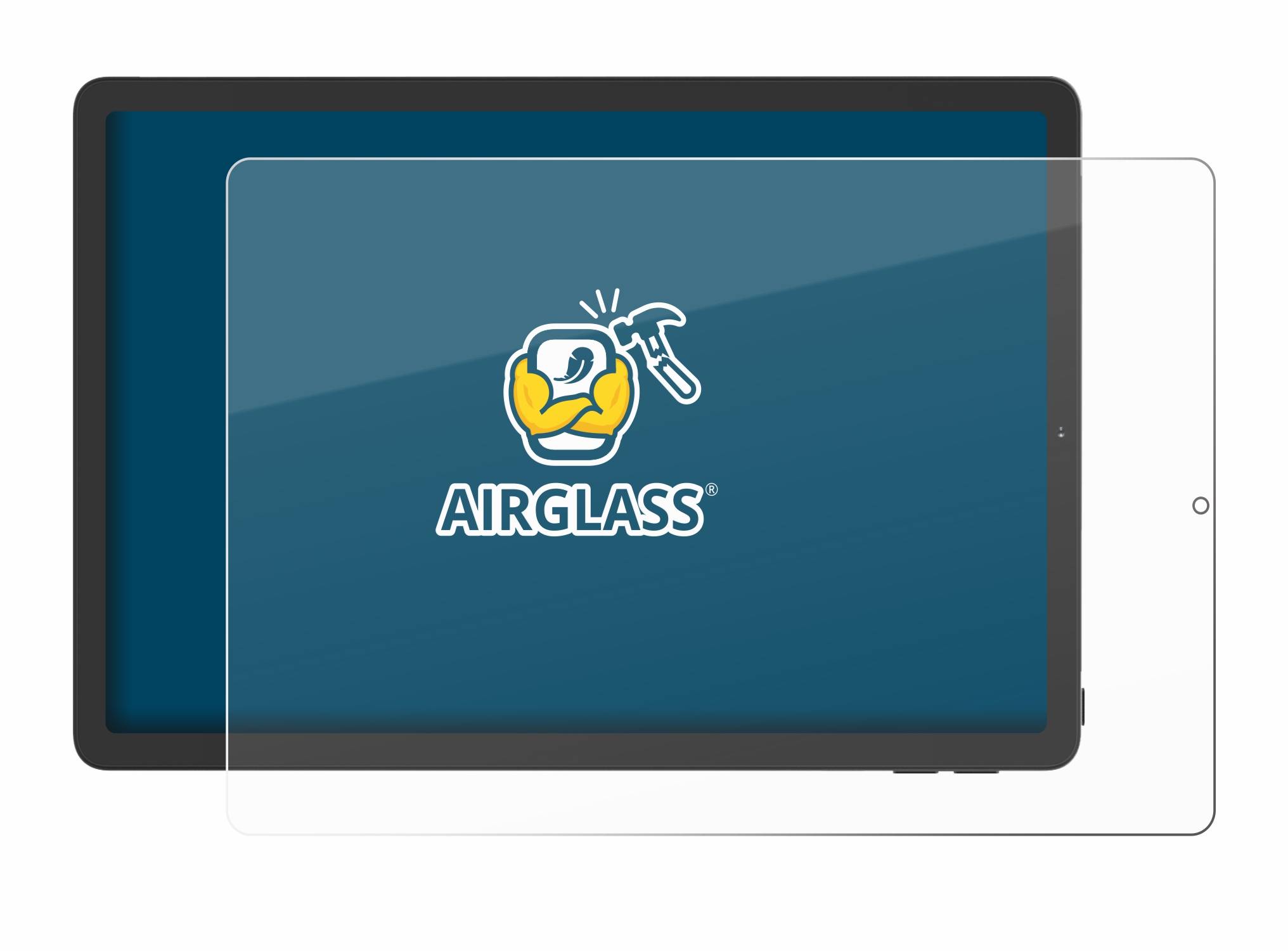 BROTECT AirGlass Glas Panzer-Folie für AGM Pad T1 - Schutzglas