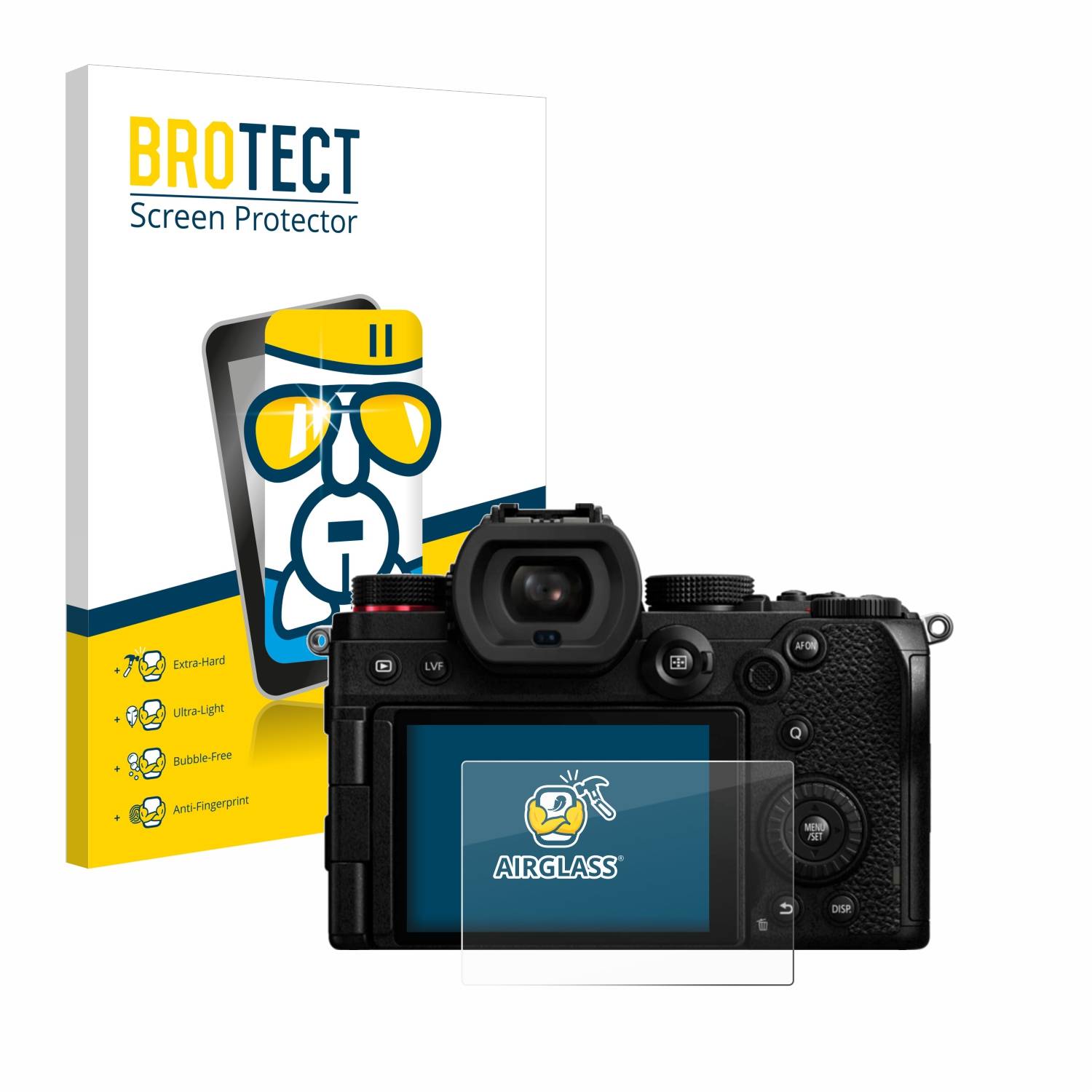 BROTECT AirGlass Glas Panzer-Folie für Panasonic Lumix DC-S5D - Schutzglas