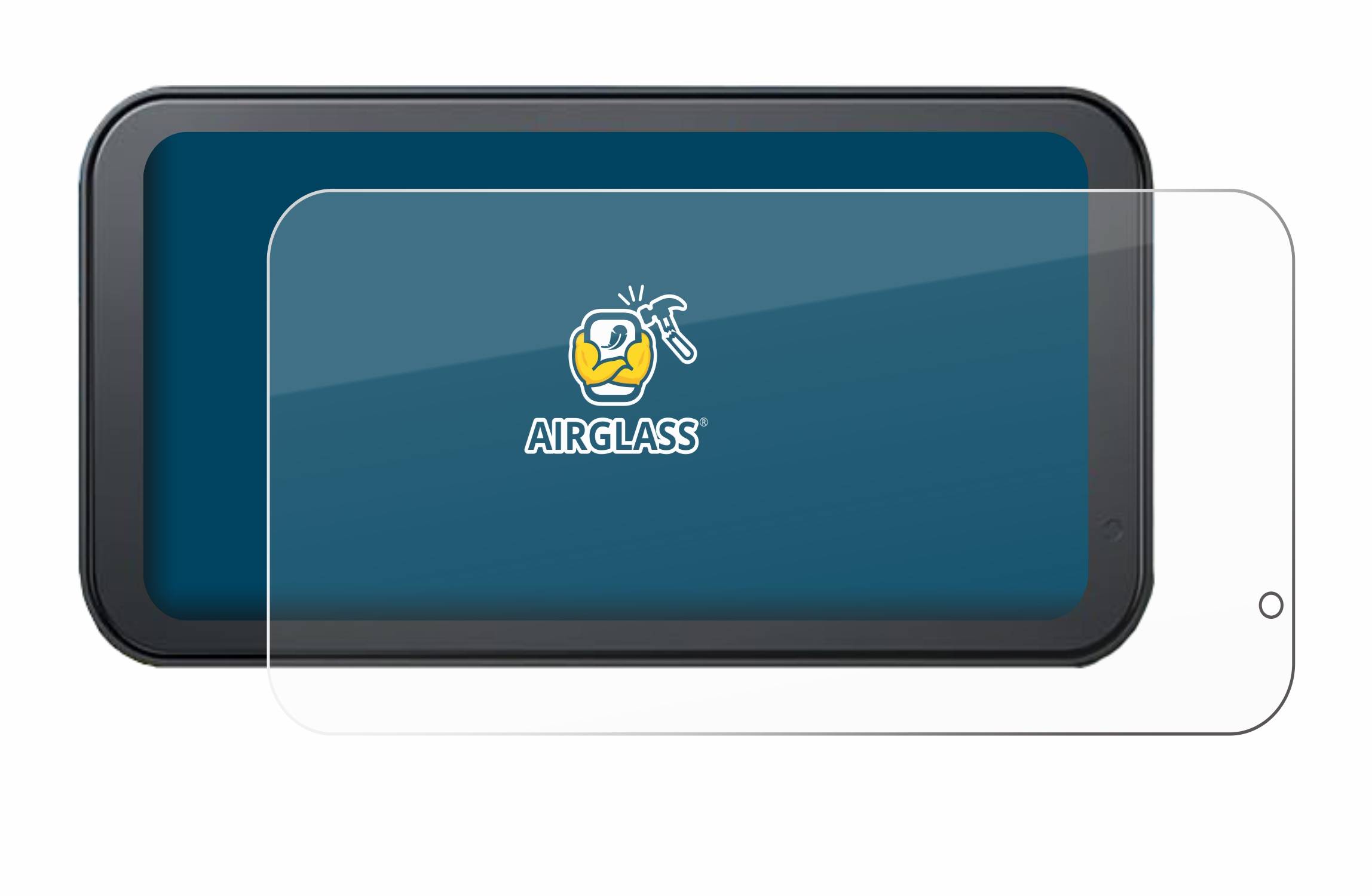 BROTECT AirGlass Glas Panzer-Folie für Lamto Motorrad Carplay 6.25 - Schutzglas