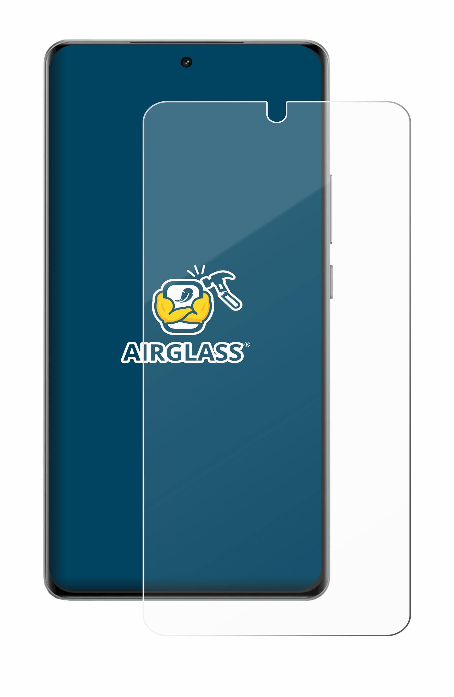 BROTECT AirGlass Glas Panzer-Folie für realme GT 6 T - Schutzglas