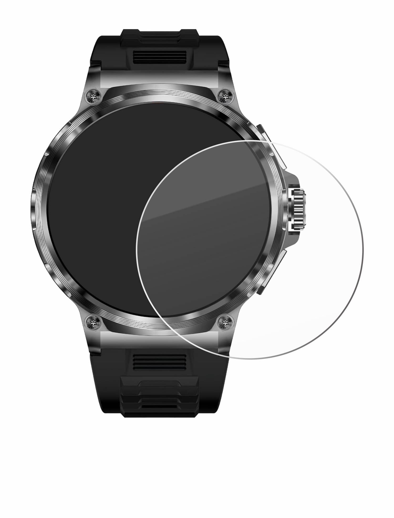 upscreen Hybrid Glas Panzer-Folie für Rogbid Tank M5 1.85