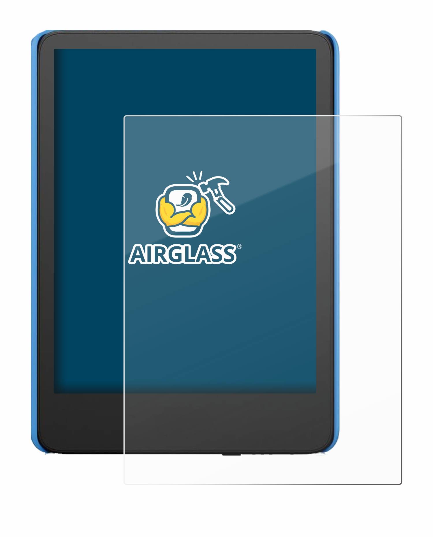 BROTECT AirGlass Glas Panzer-Folie für Amazon Kindle Kids (2024) - Schutzglas