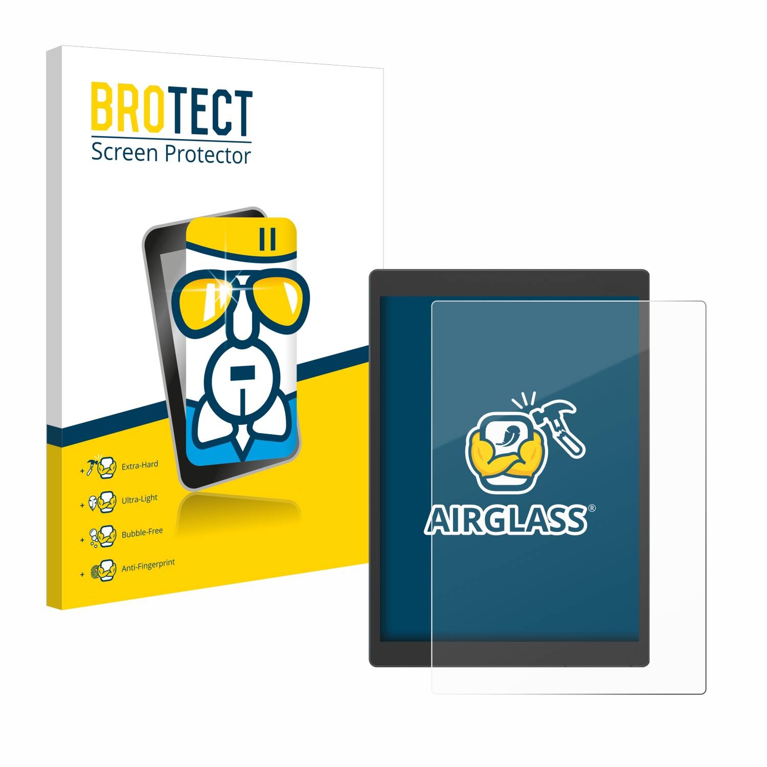 BROTECT AirGlass Glas Panzer-Folie für PocketBook Color Note - Schutzglas