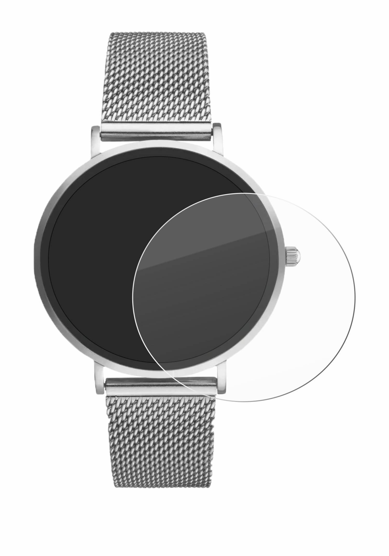BROTECT AirGlass Glas Panzer-Folie für Xcoast X-Watch Siona 2 Nano - Schutzglas