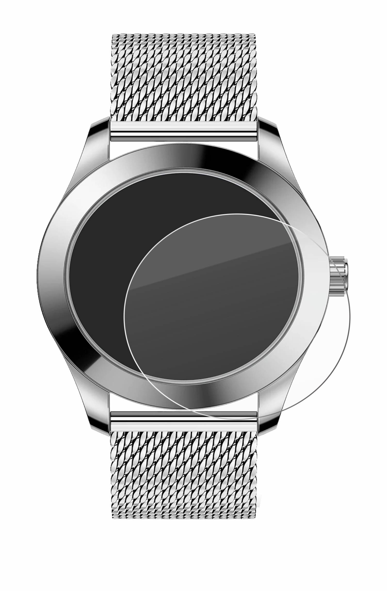 upscreen Hybrid Glas Panzer-Folie für Ice-Watch Ice Steel Solar M
