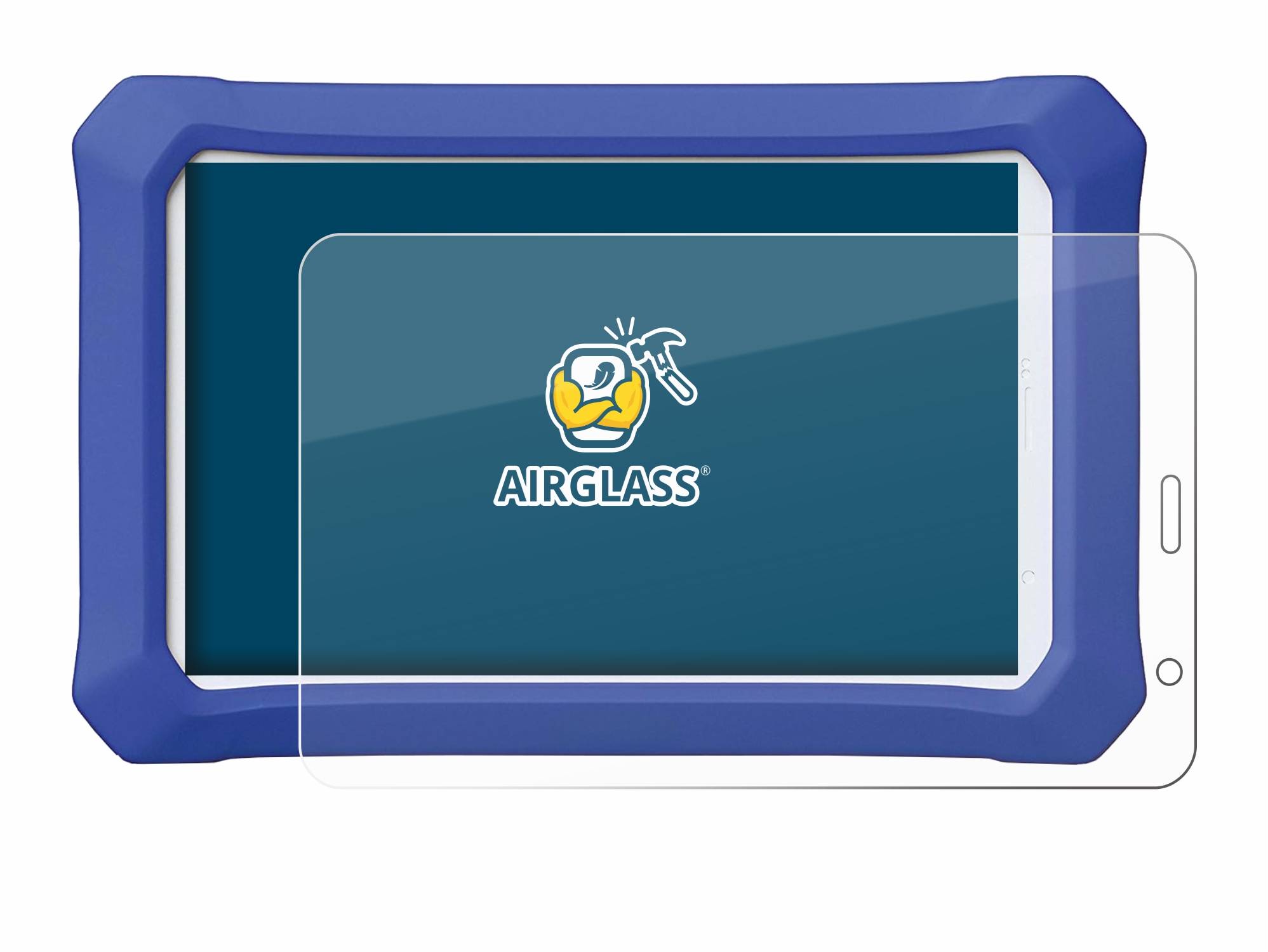 BROTECT AirGlass Glas Panzer-Folie für Clementoni Clempad X - Schutzglas