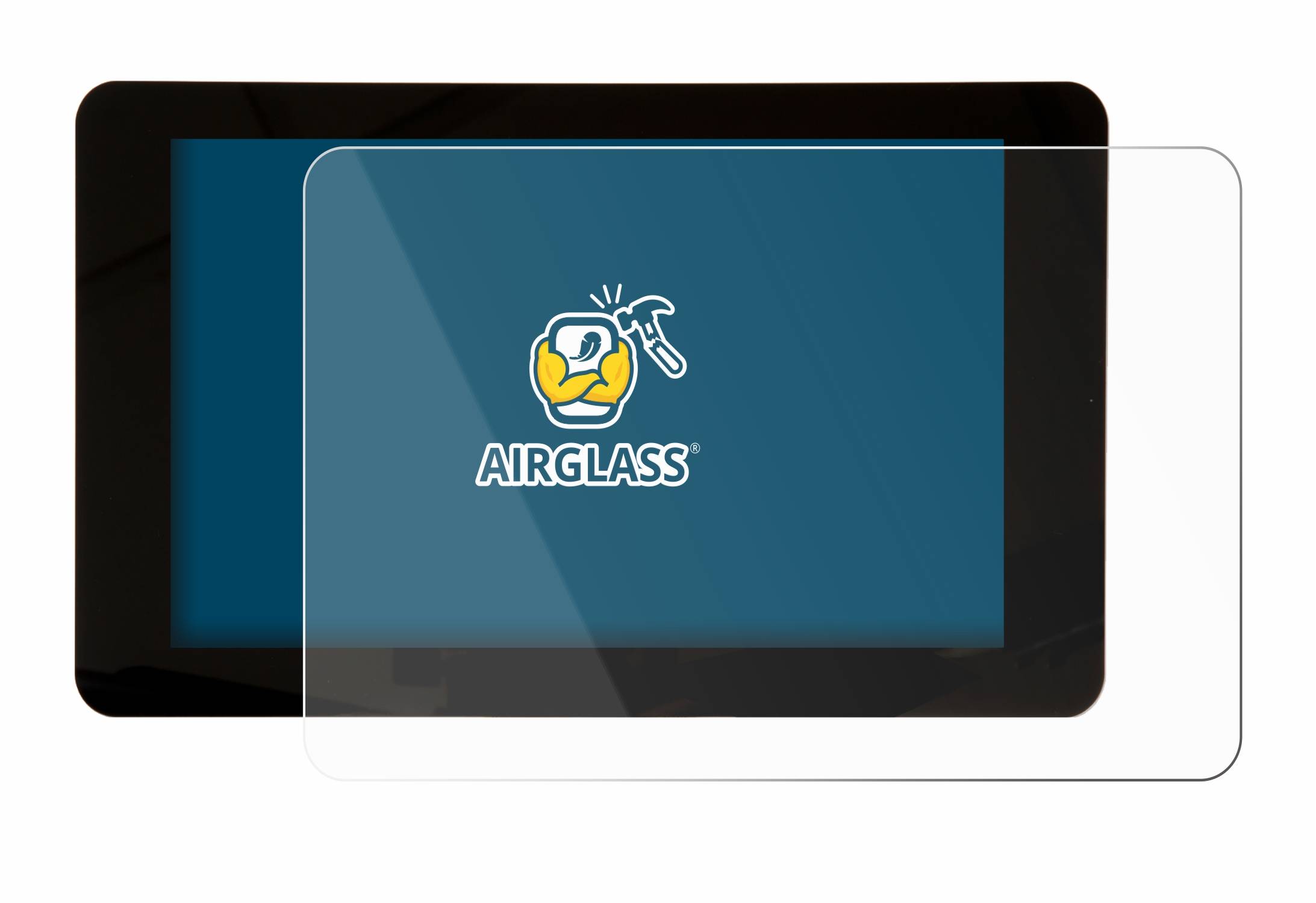 BROTECT AirGlass Glas Panzer-Folie für Raspberry Pi Touchscreen 2 (7) - Schutzglas
