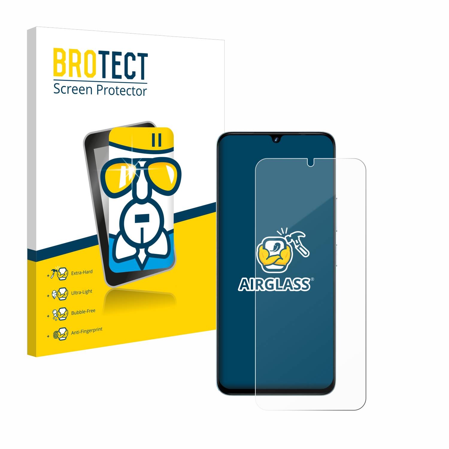 BROTECT AirGlass Glas Panzer-Folie für Umidigi G100 - Schutzglas