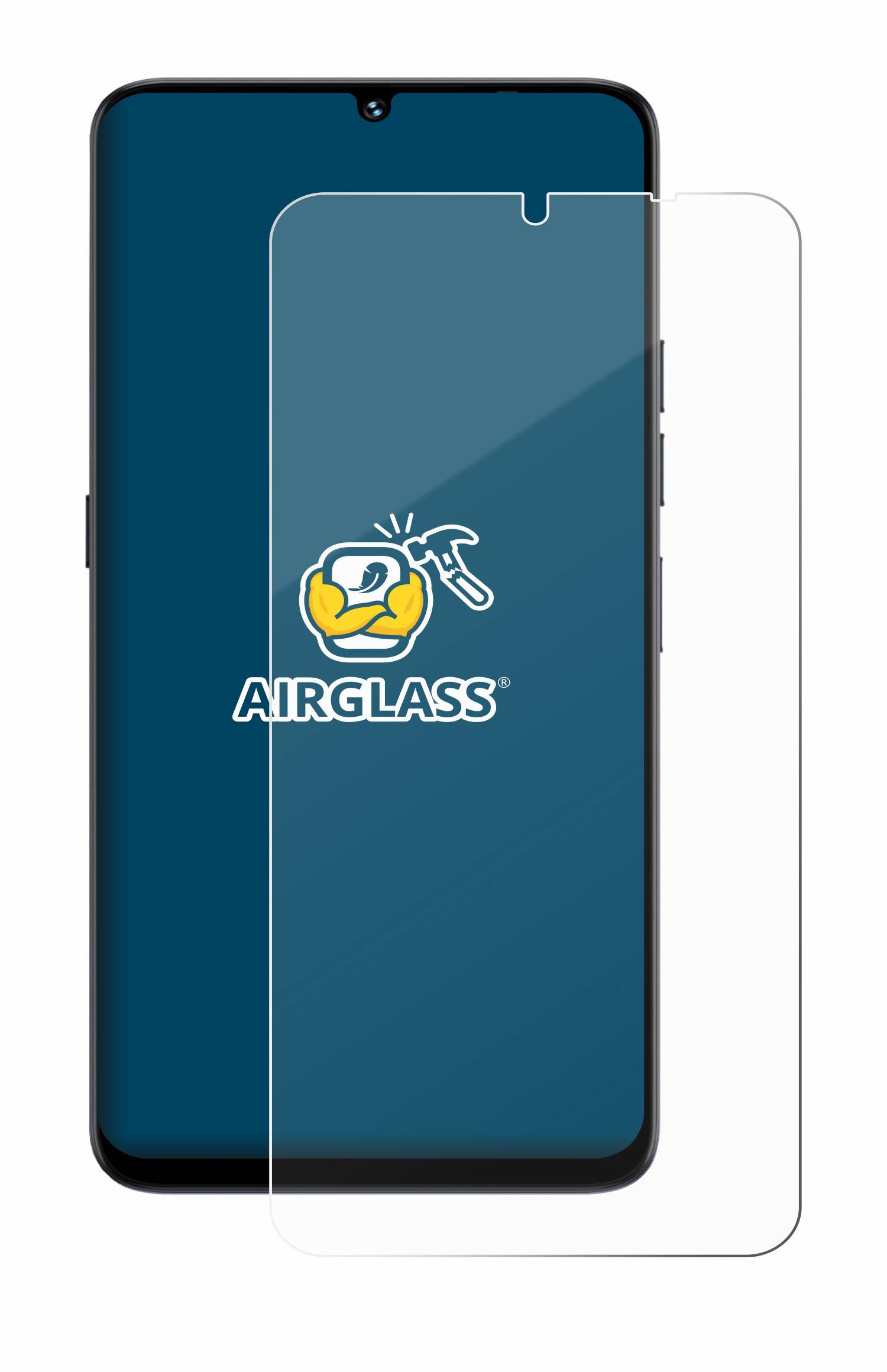 BROTECT AirGlass Glas Panzer-Folie für Umidigi G9 5G - Schutzglas