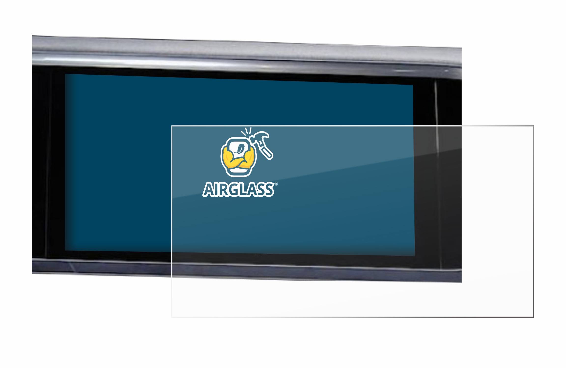 BROTECT AirGlass Glas Panzer-Folie für Audi Q3 Sportback 35 TFSI Infotainment System - Schutzglas