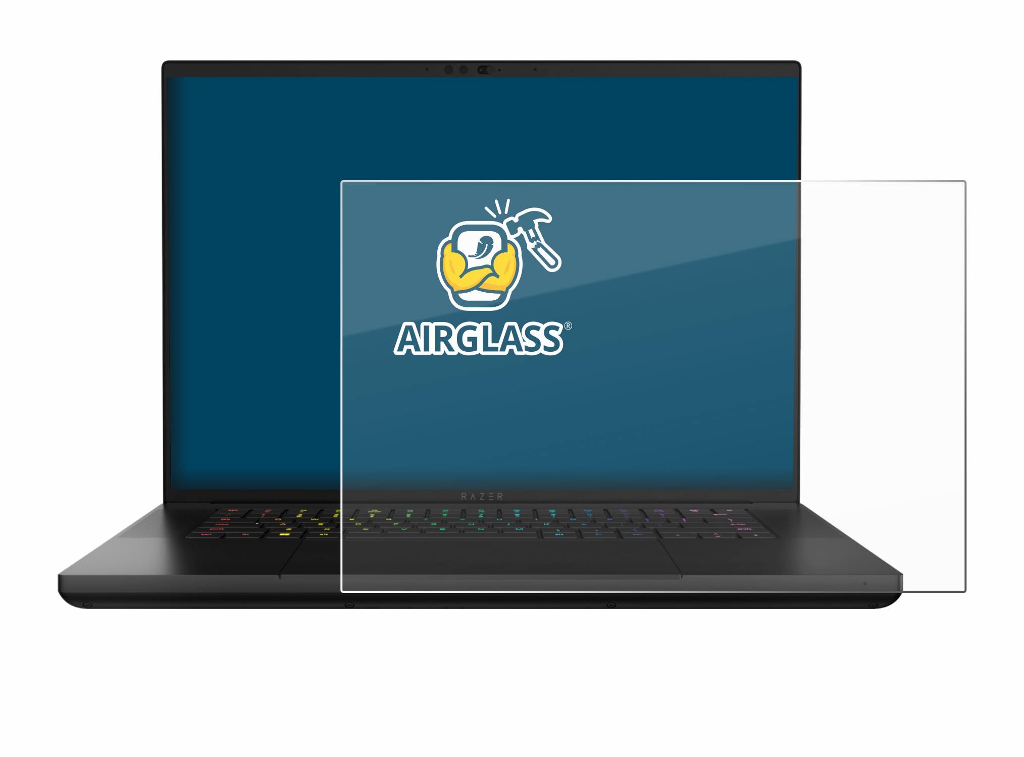 BROTECT AirGlass Glas Panzer-Folie für Razer Blade 16 2024 - Schutzglas