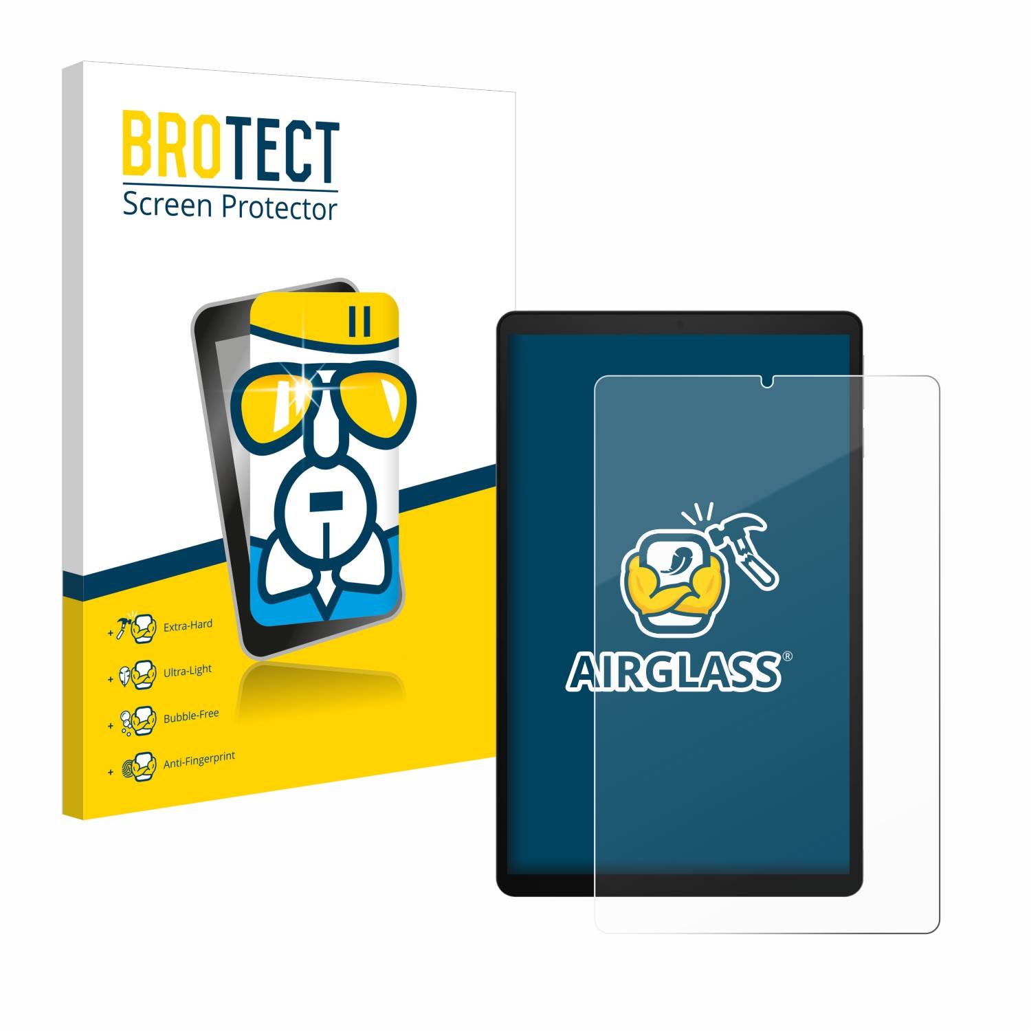 BROTECT AirGlass Glas Panzer-Folie für Acer Iconia Tab A10 10.1 - Schutzglas