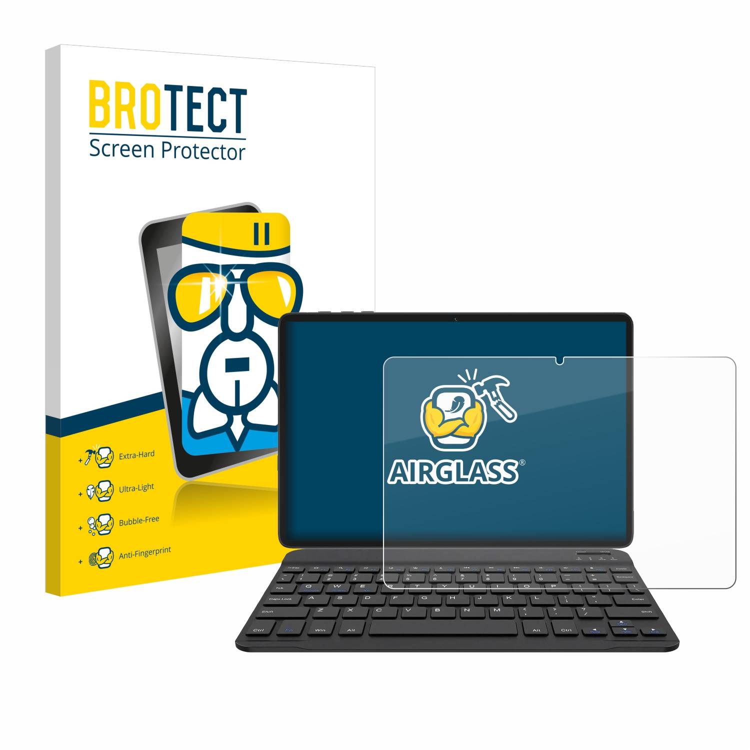BROTECT AirGlass Glas Panzer-Folie für BESTTAB A20 - Schutzglas