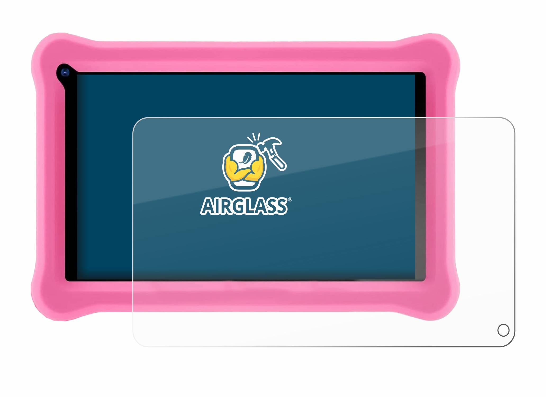 BROTECT AirGlass Glas Panzer-Folie für Sumtab K708 7.1 - Schutzglas