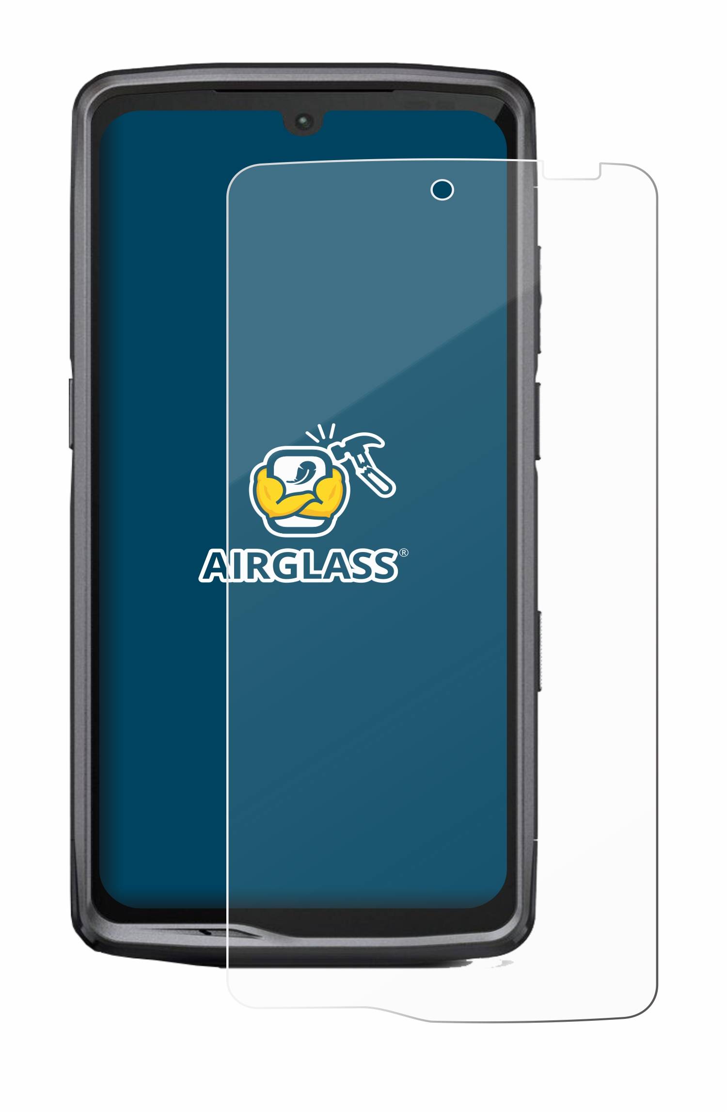 BROTECT AirGlass Glas Panzer-Folie für Crosscall Stellar M6E - Schutzglas