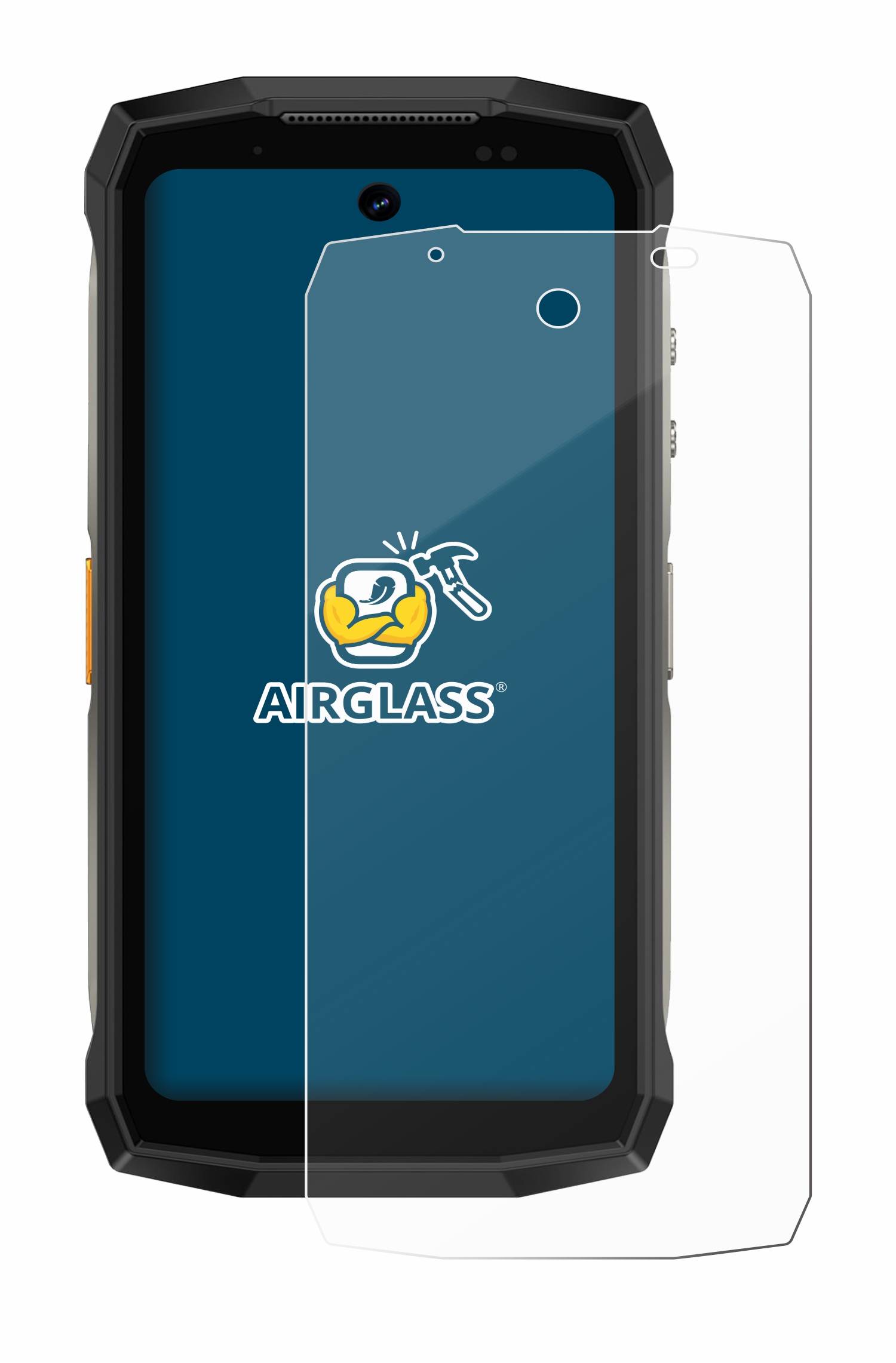 BROTECT AirGlass Glas Panzer-Folie für Ulefone Armor Mini 20 Pro - Schutzglas