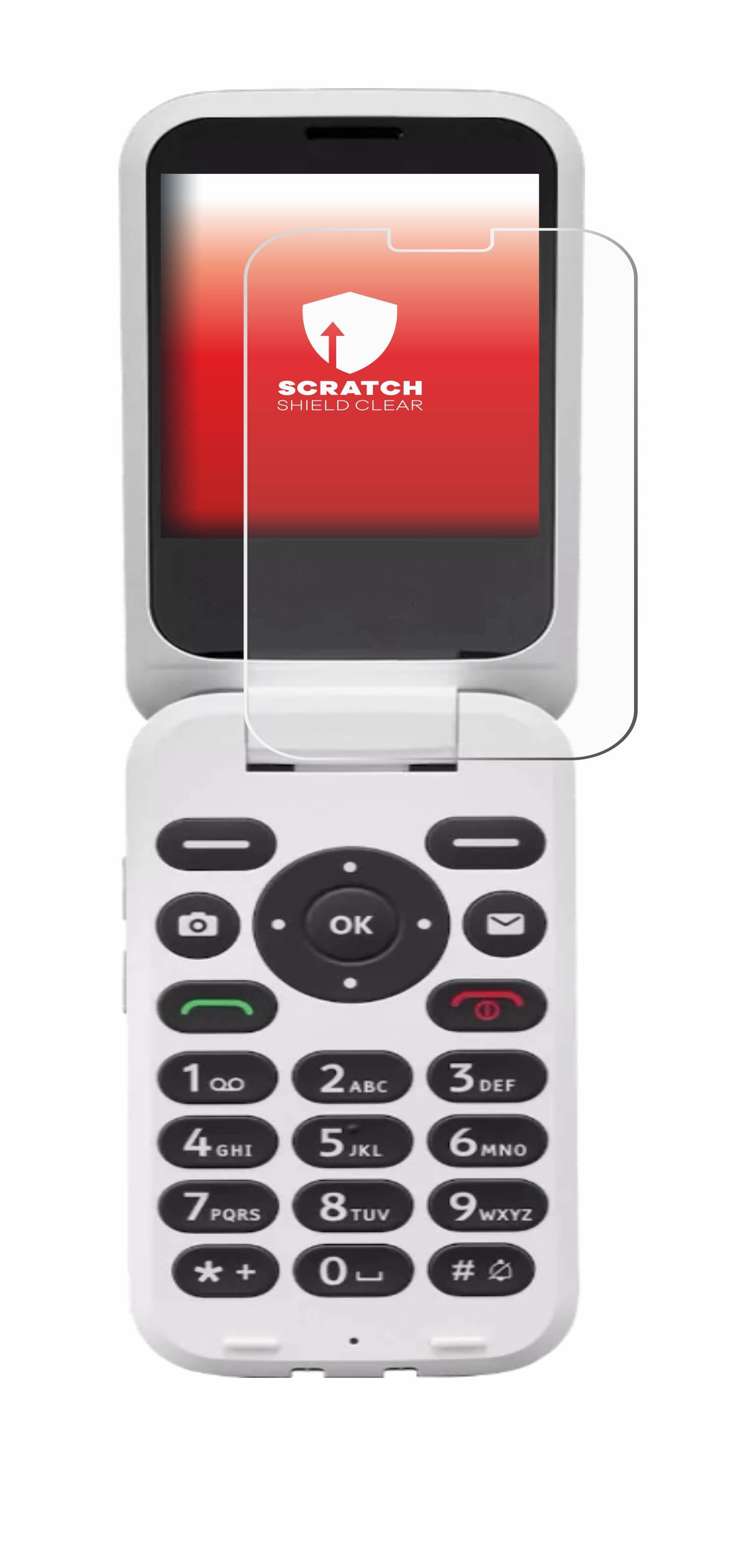 upscreen Scratch Shield Schutzfolie für Doro 6820