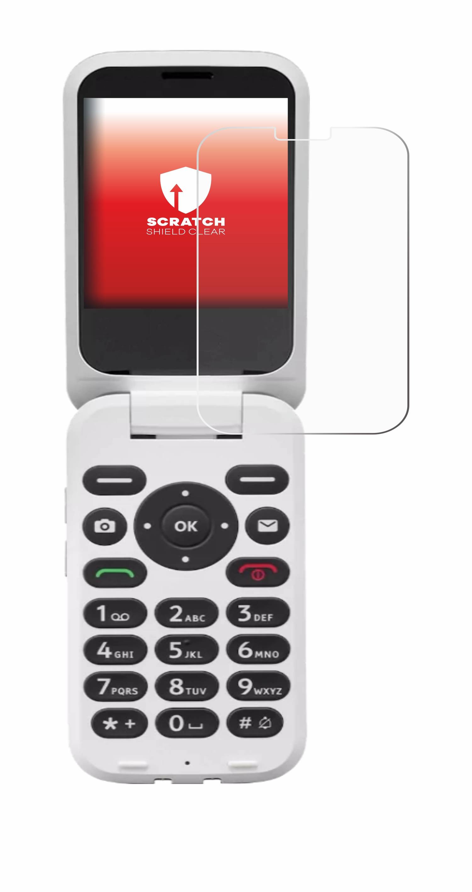 upscreen Scratch Shield Schutzfolie für Doro 6880