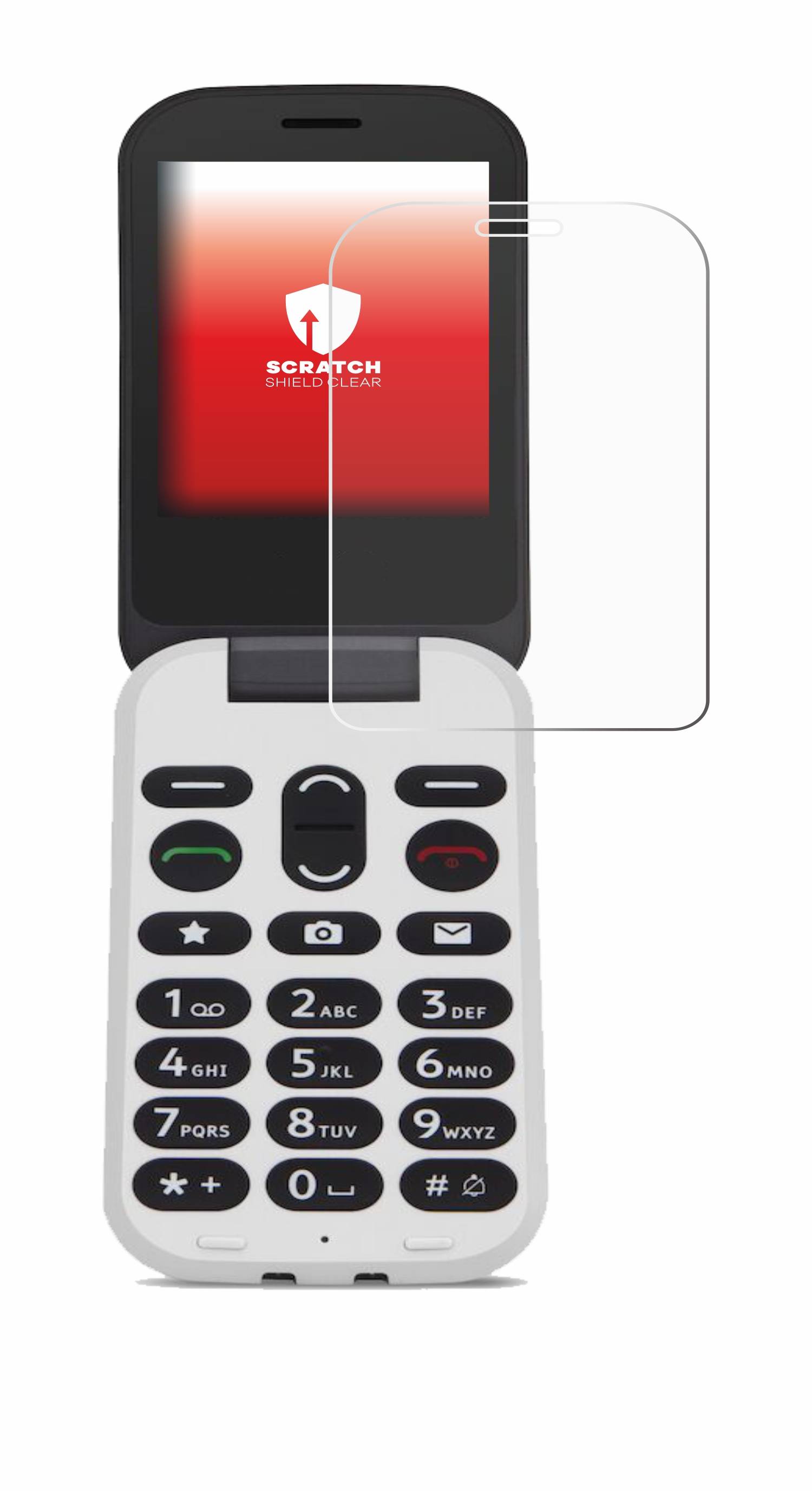 upscreen Scratch Shield Schutzfolie für Doro 6060