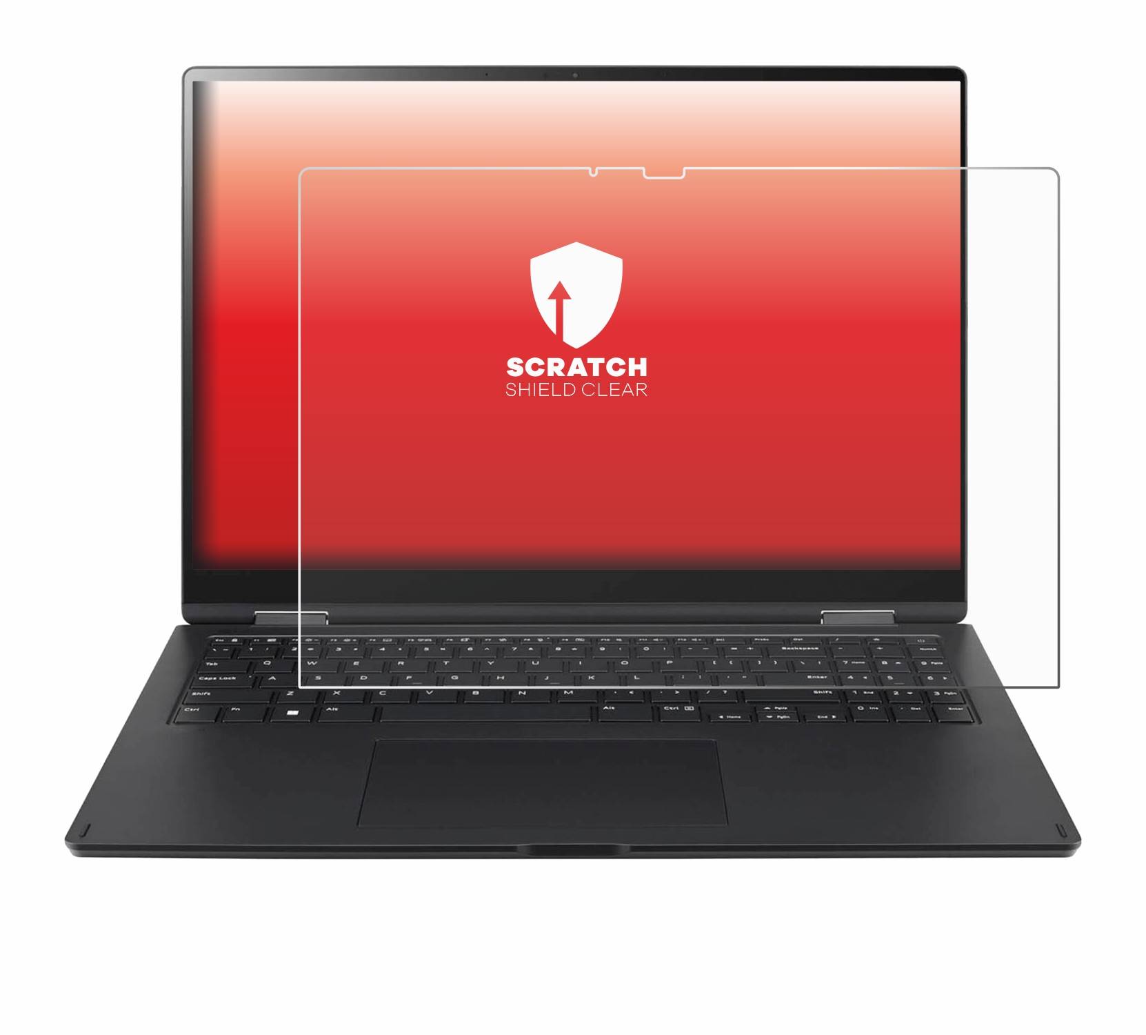 upscreen Scratch Shield Schutzfolie für LG gram Pro 360 2-in-1