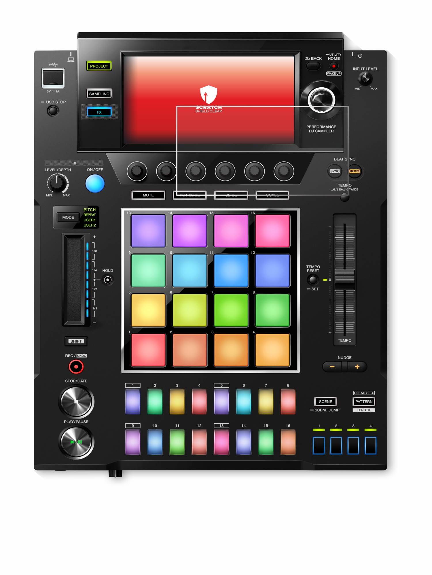upscreen Scratch Shield Schutzfolie für Pioneer DJS -1000