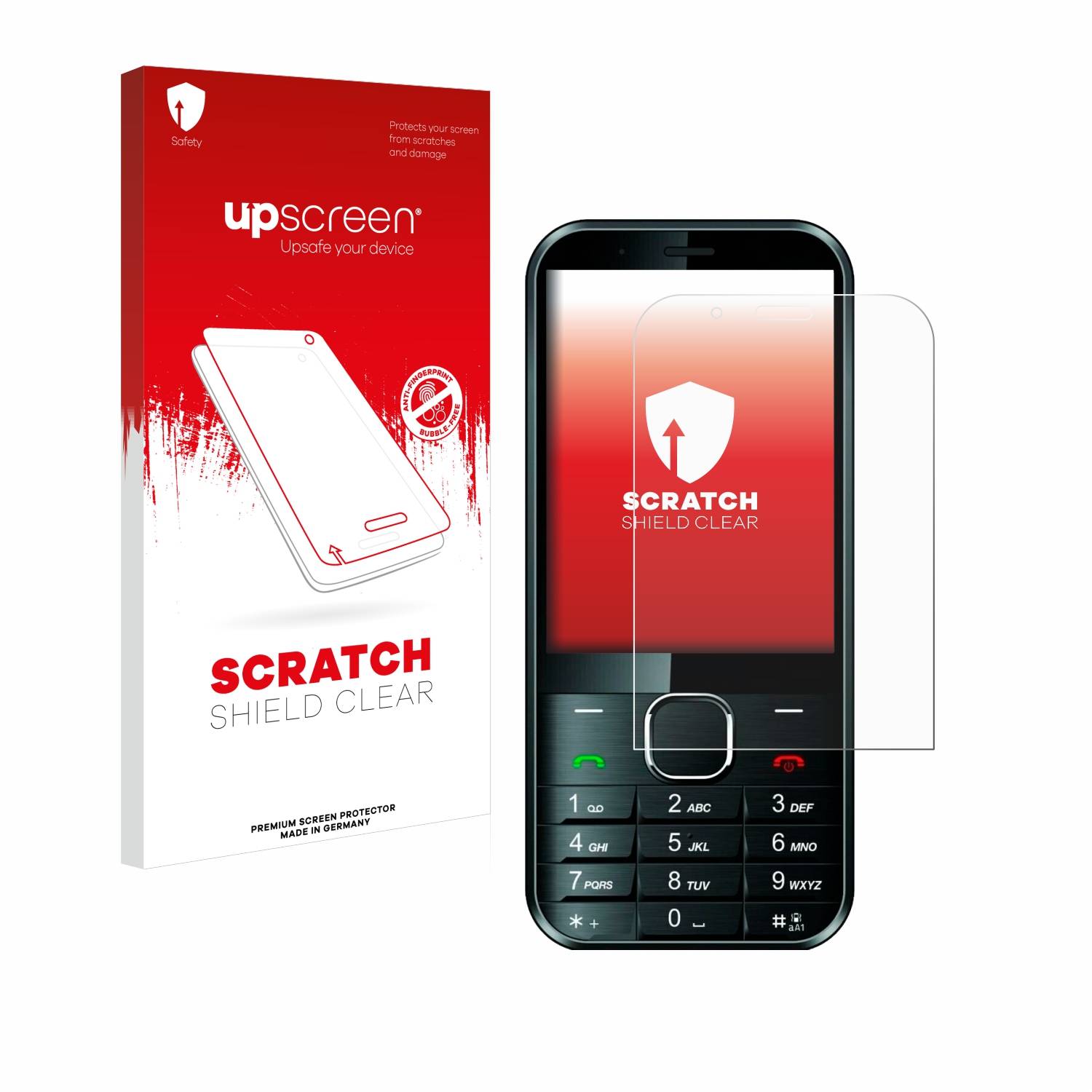 upscreen Scratch Shield Schutzfolie für Maxcom MM334