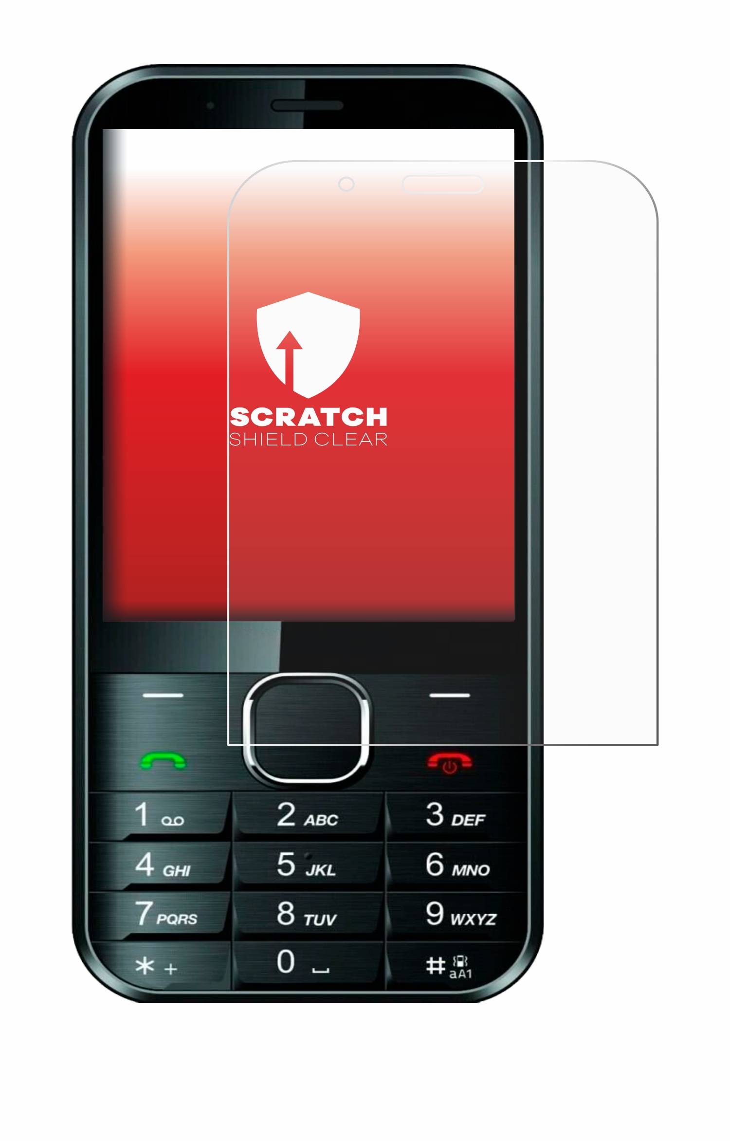 upscreen Scratch Shield Schutzfolie für Maxcom MM334