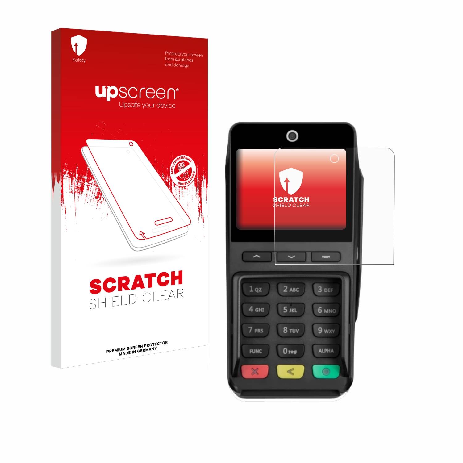 upscreen Scratch Shield Schutzfolie für Pax Q25 Pinpad
