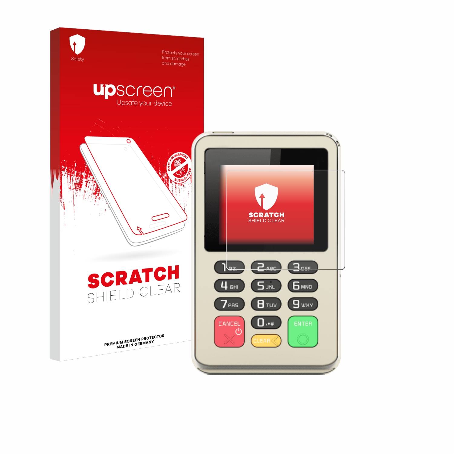 upscreen Scratch Shield Schutzfolie für Pax D177