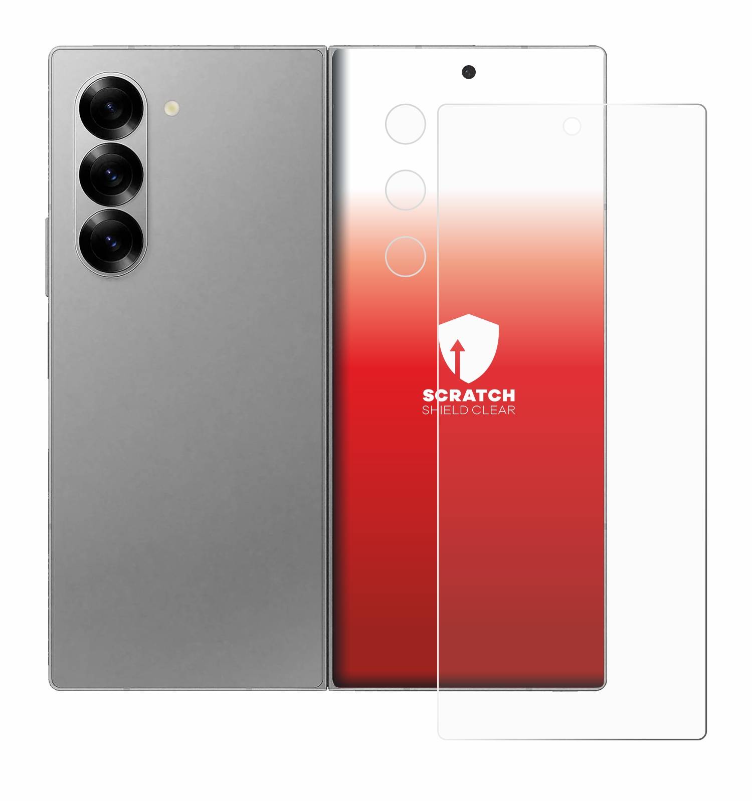 upscreen Scratch Shield Schutzfolie für Samsung Galaxy Z Fold 6 5G (Display+Kamera)