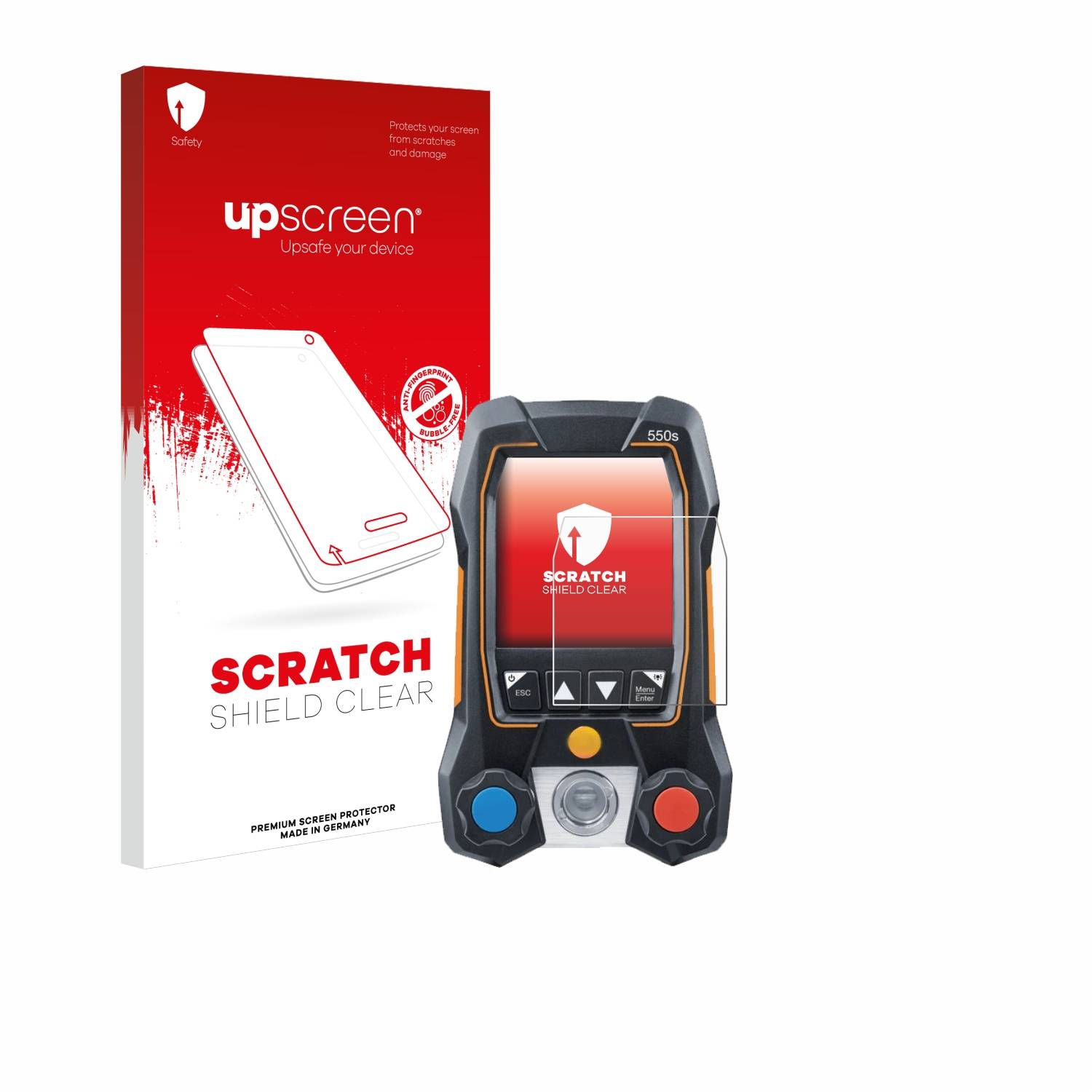 upscreen Scratch Shield Schutzfolie für Testo 550s