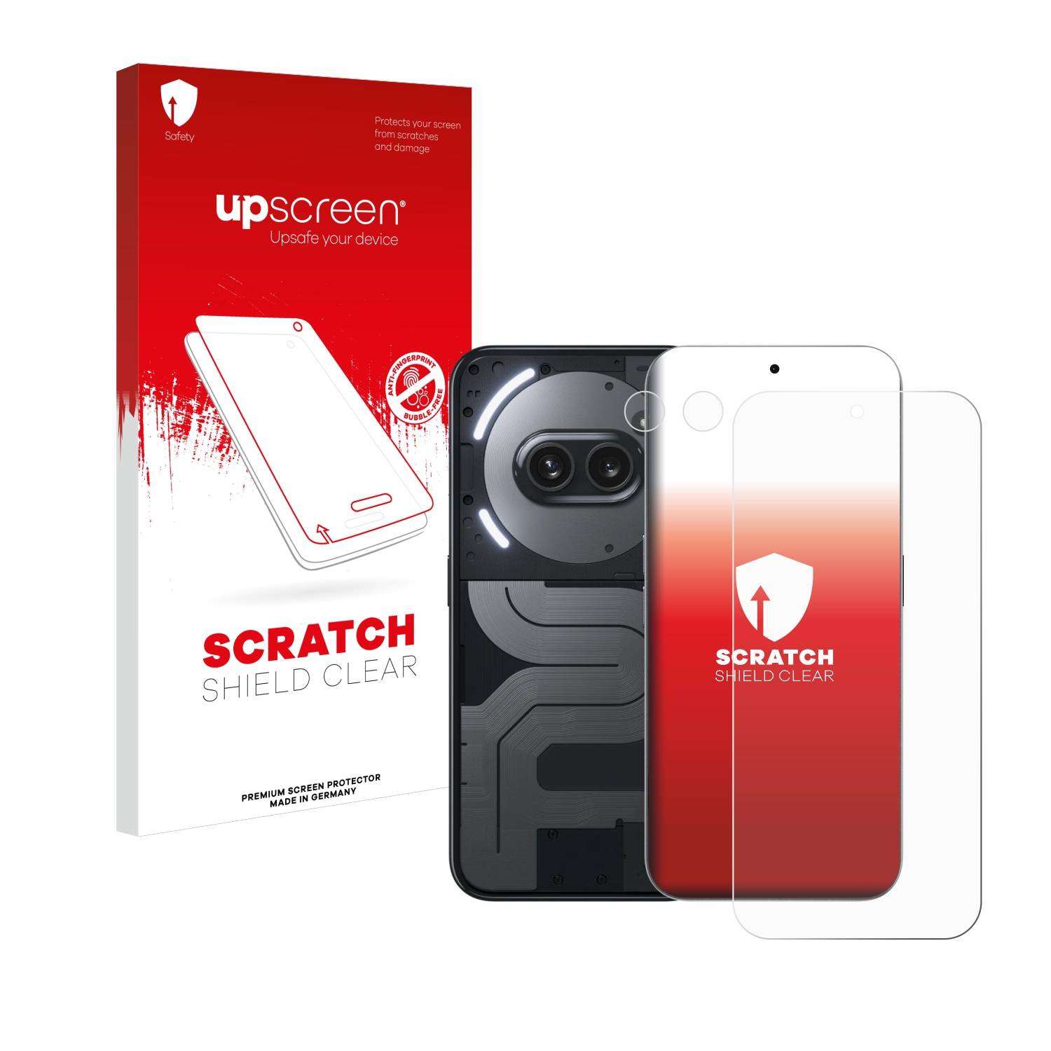 upscreen Scratch Shield Schutzfolie für Nothing Phone (2a) Plus (Display+Kamera)